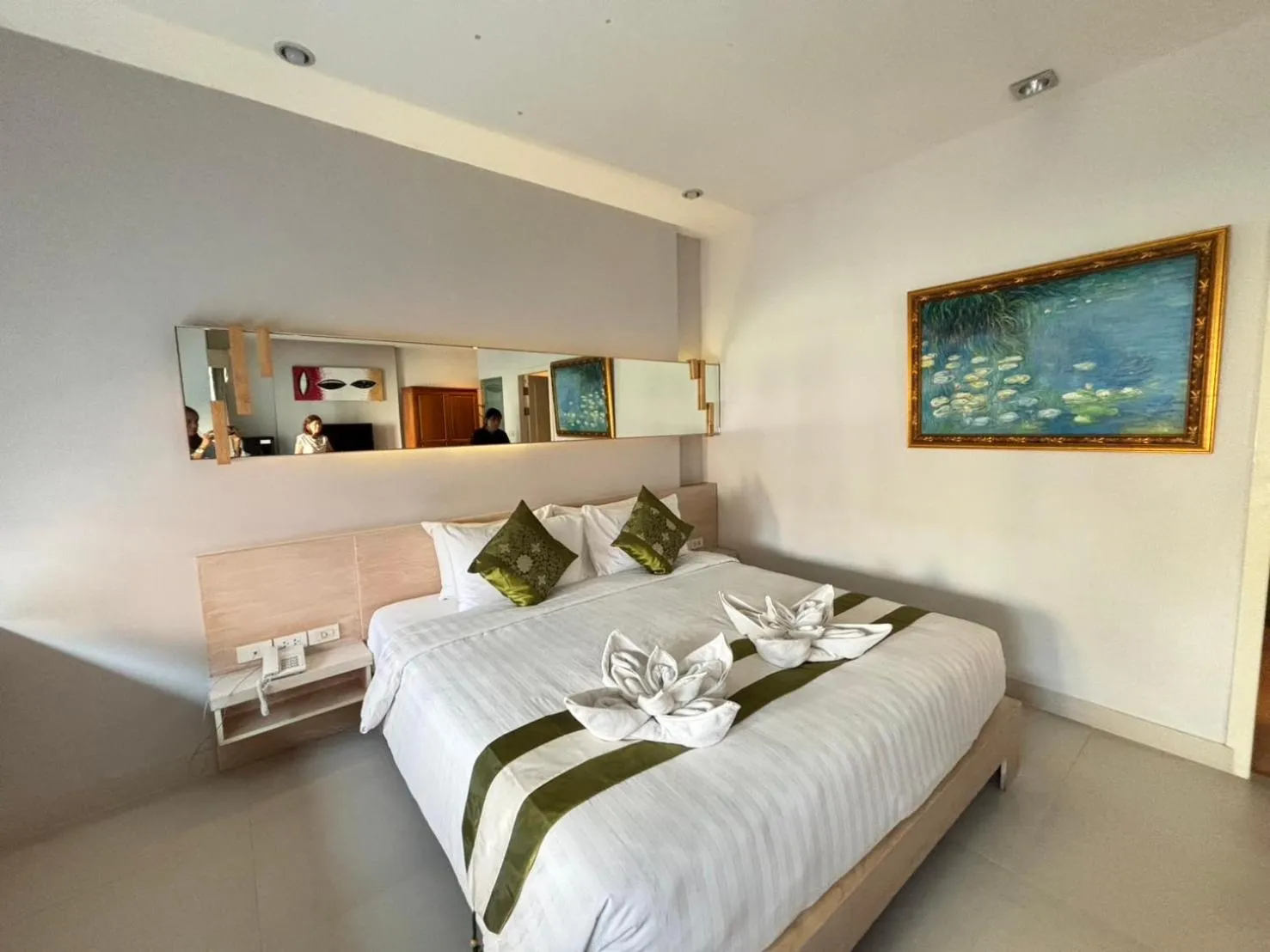 Bed in Khuang Singh Residence & Hotel Chiangmai