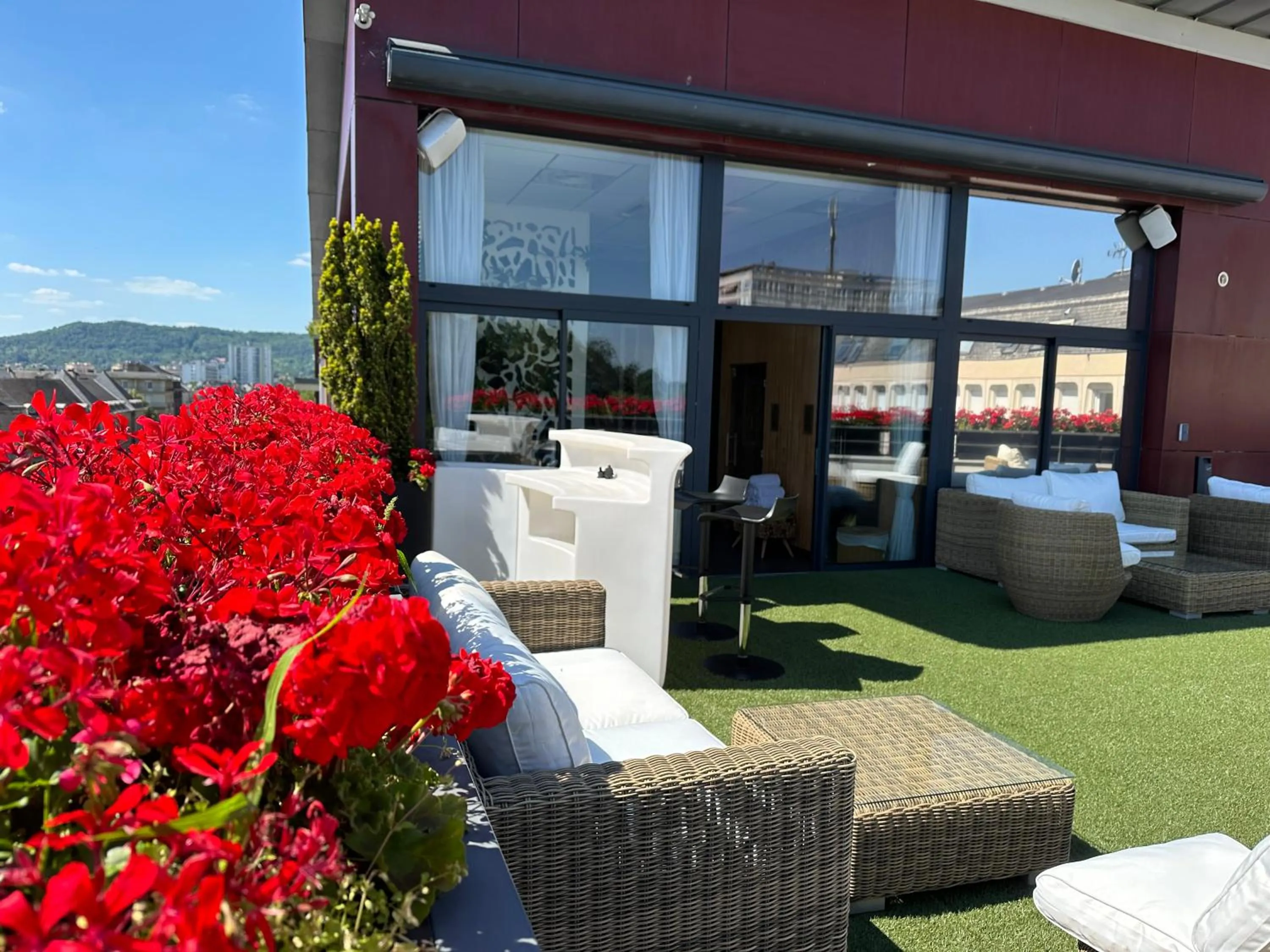 Balcony/Terrace in Best Western Plus Thionville Centre