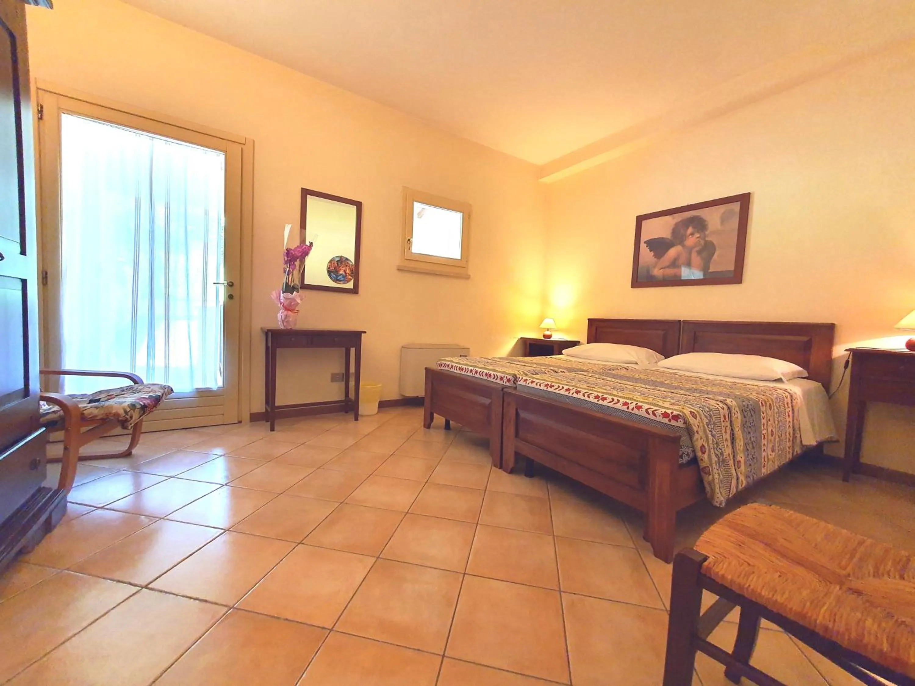 Bedroom, Bed in Residence Le Meridiane