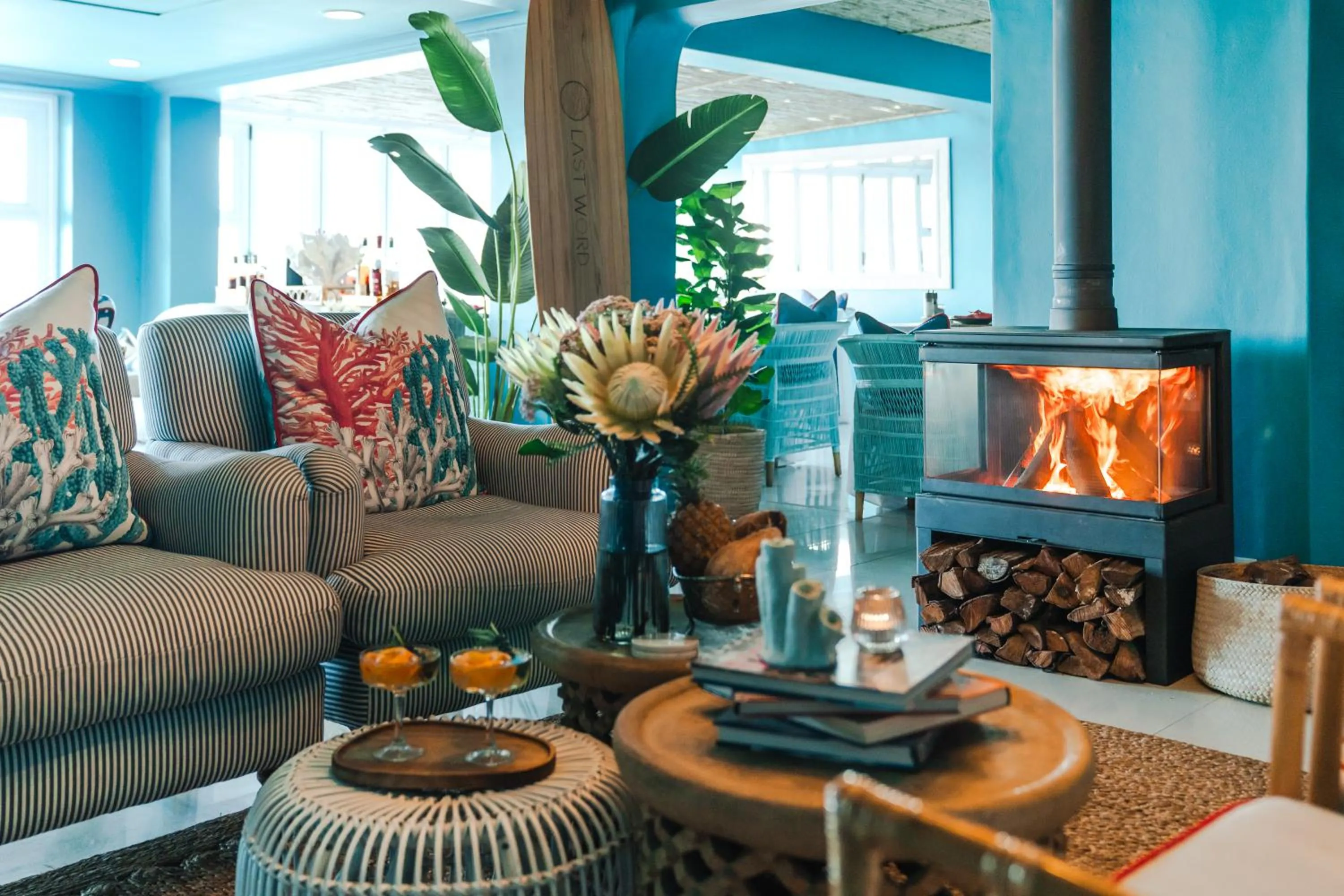 Living room in Last Word Long Beach