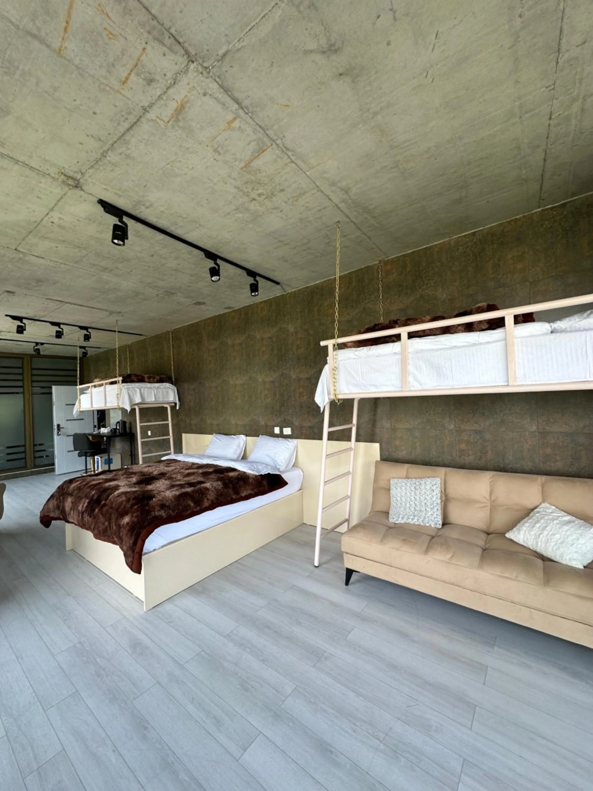 Bed in Hotel NOA Kazbegi