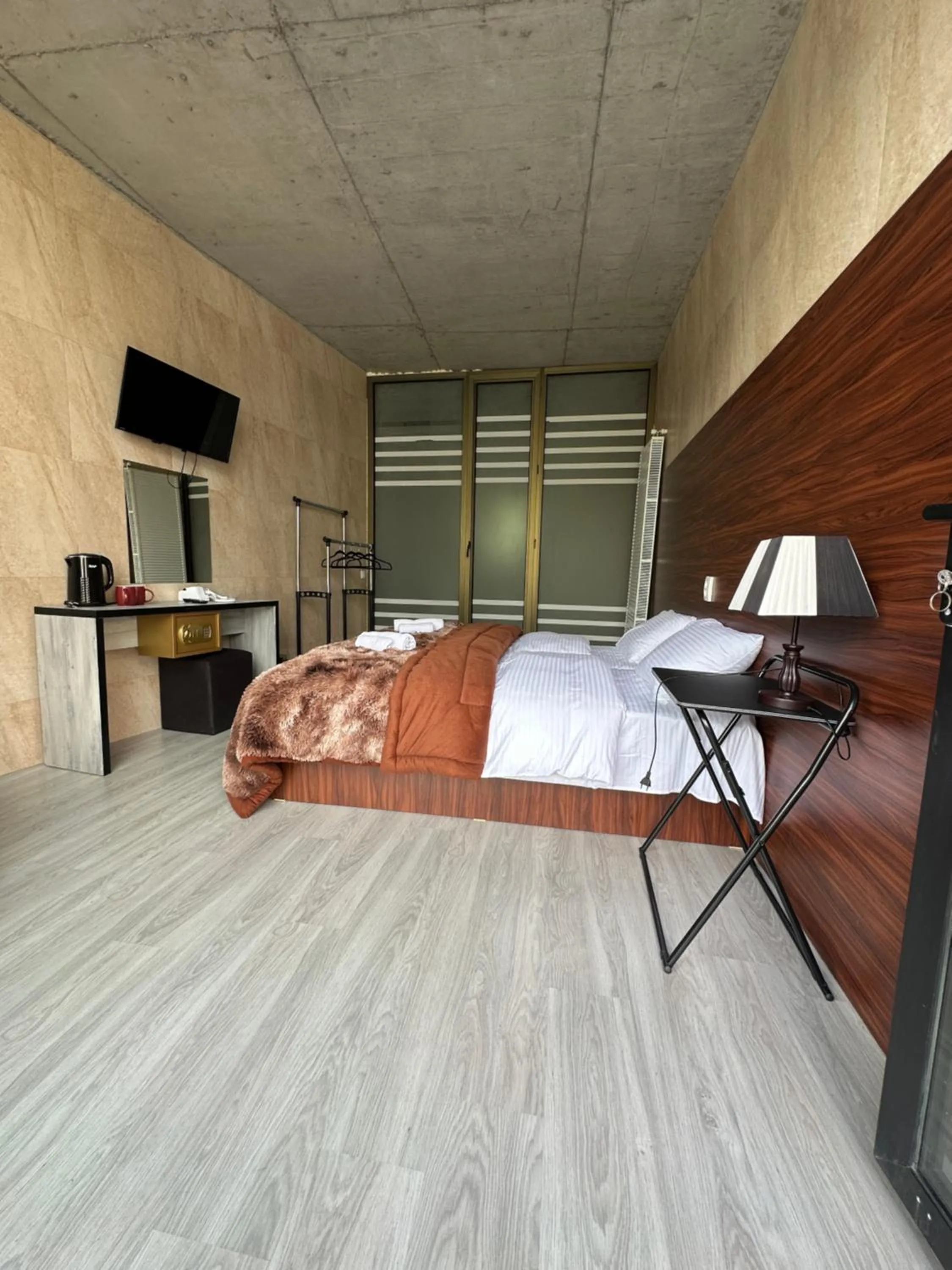 Bed in Hotel NOA Kazbegi