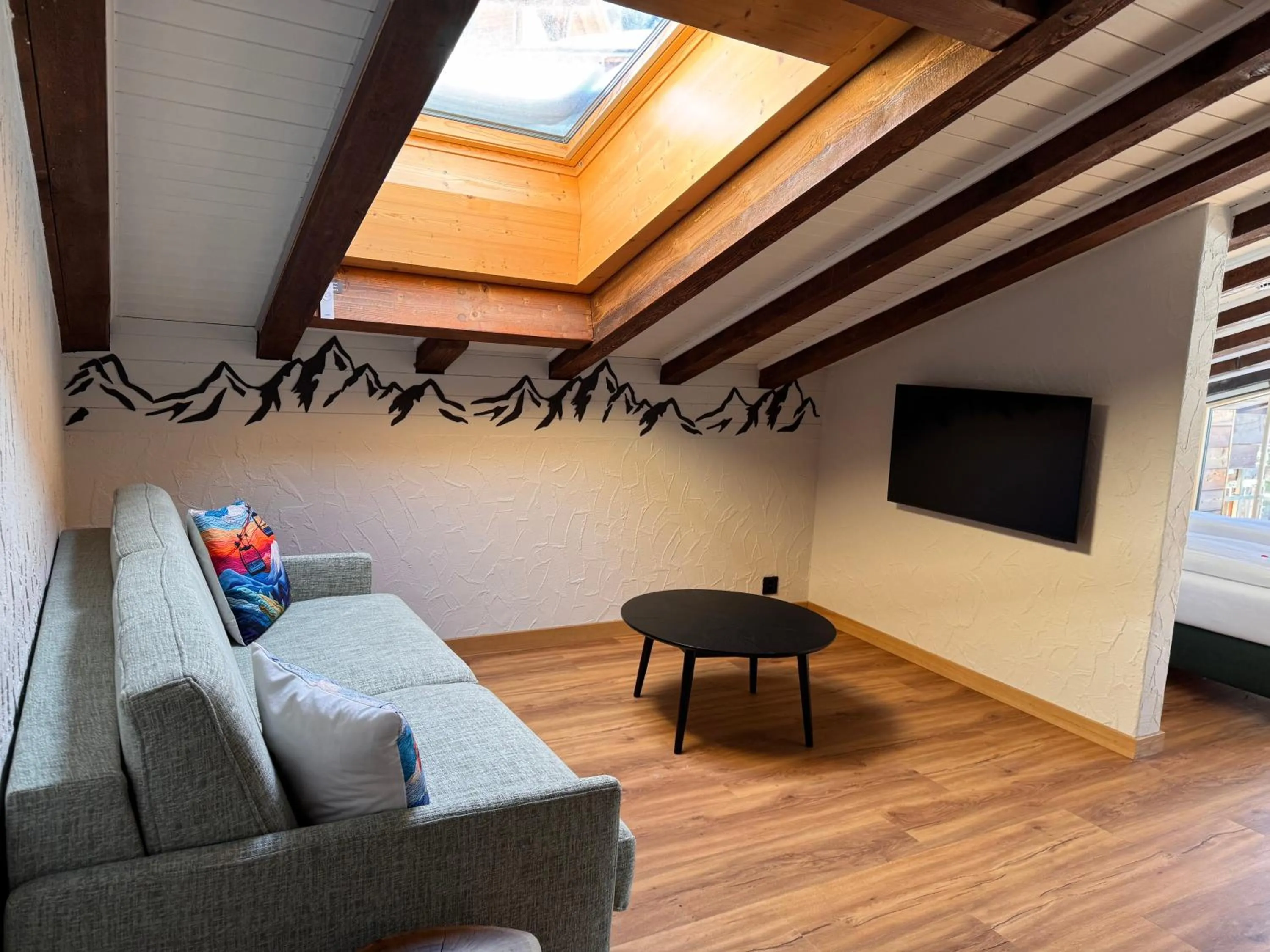 Seating area in Hotel Plateau Rosa