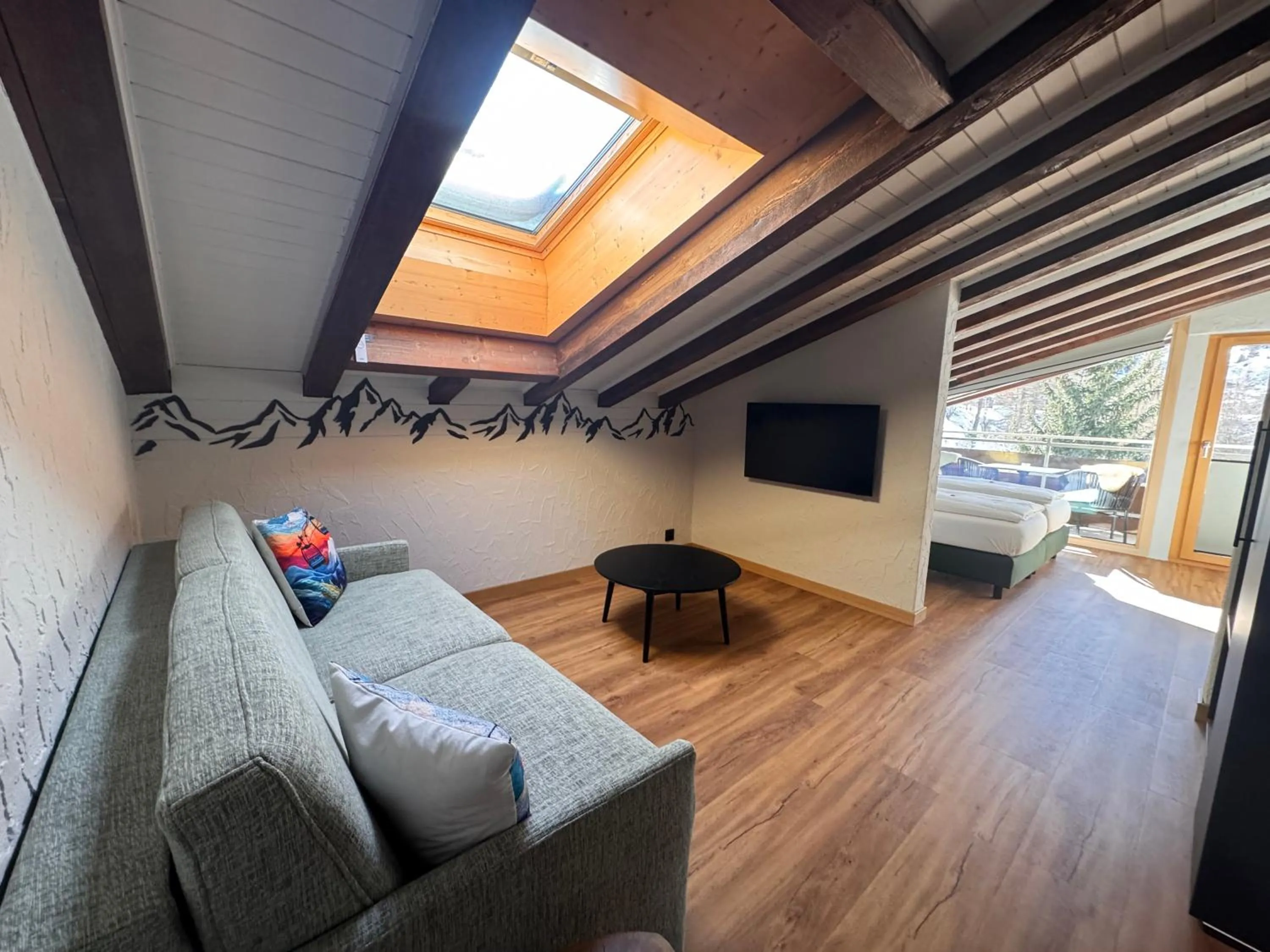 Living room in Hotel Plateau Rosa