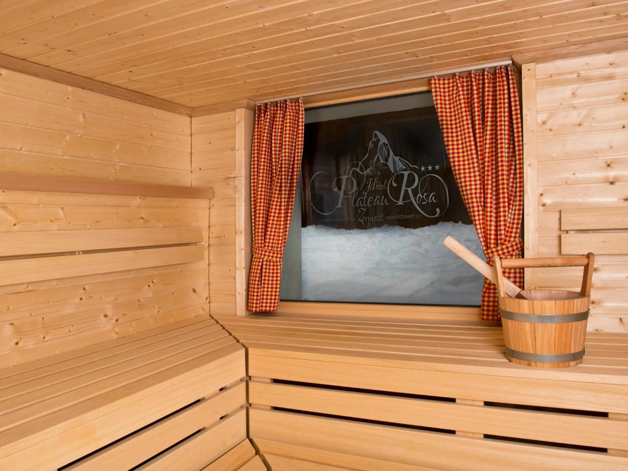 Sauna in Hotel Plateau Rosa