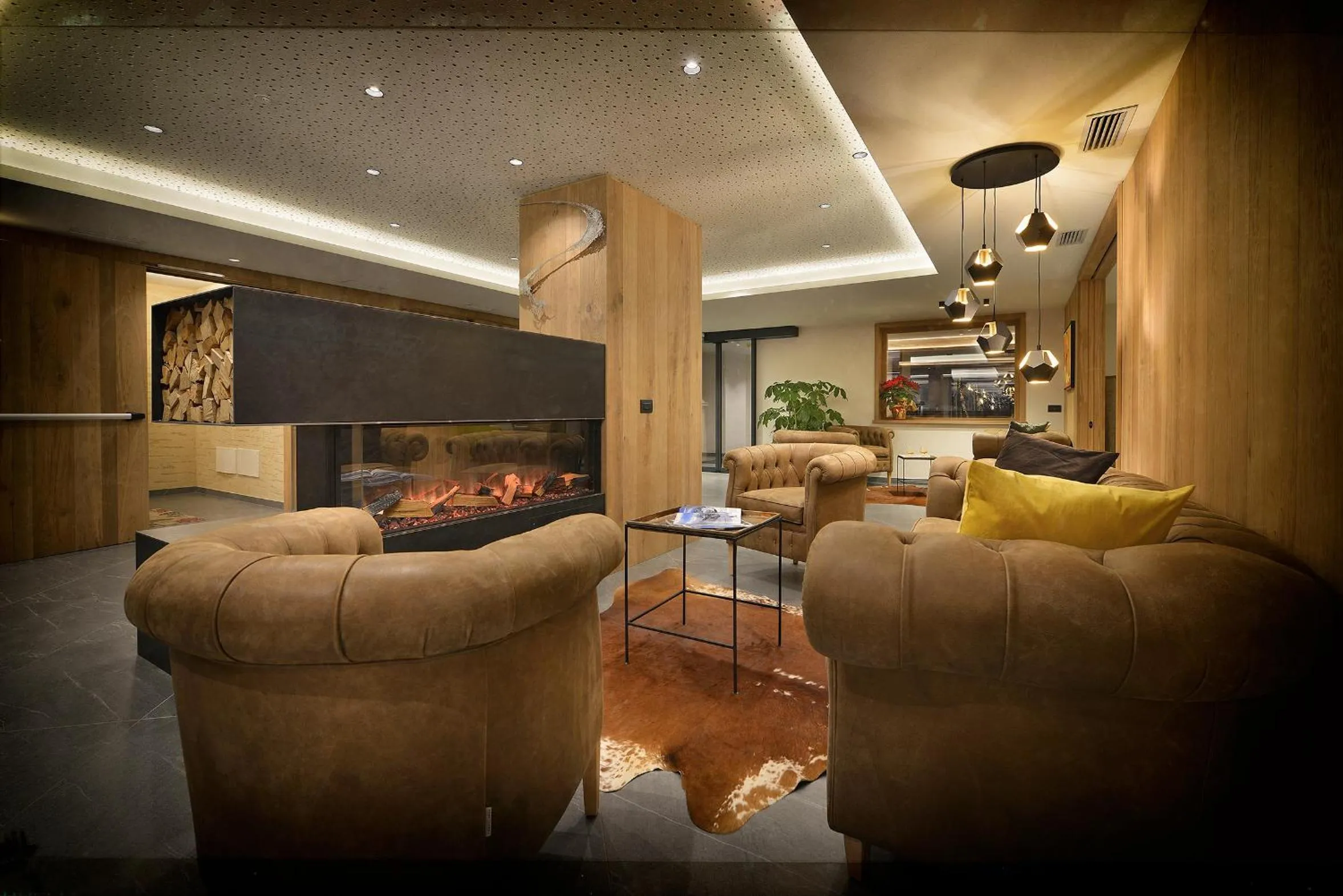 Seating area in Hotel Bucaneve