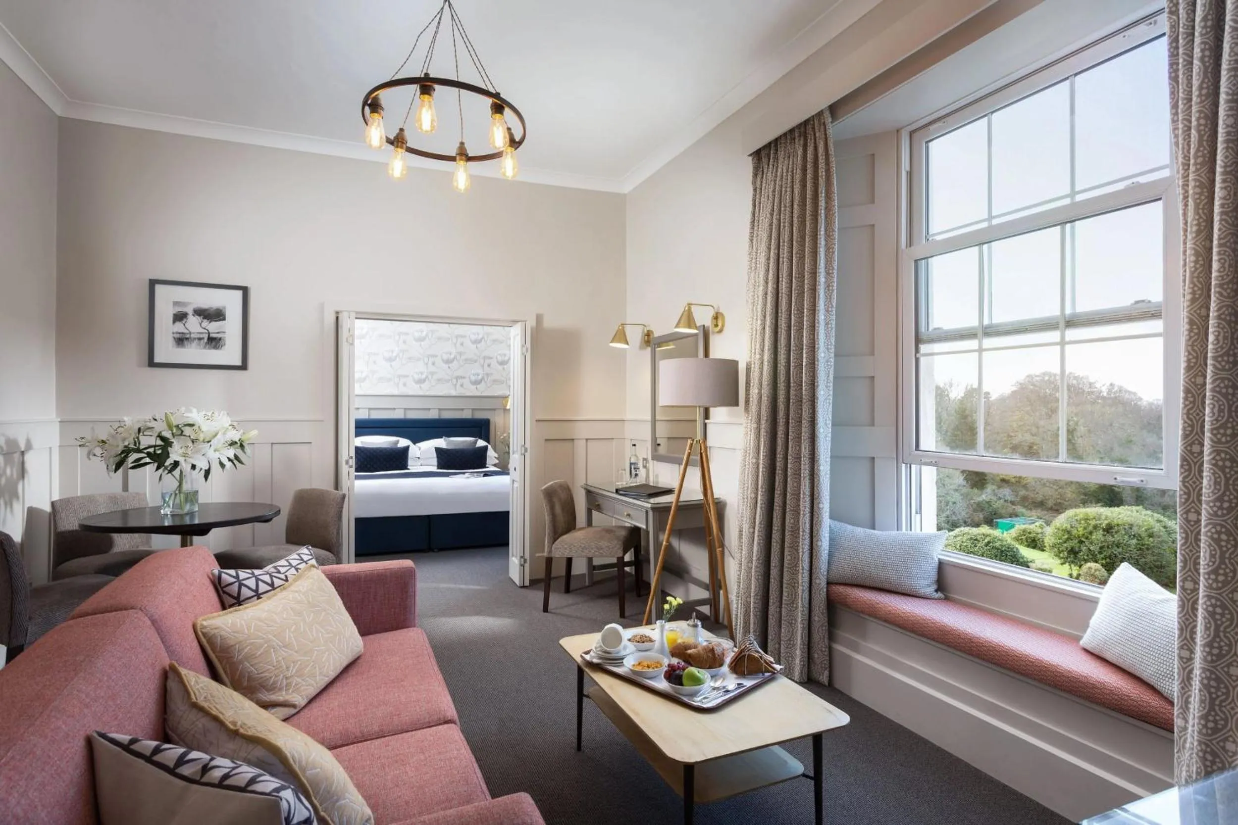 Living room, Bed in Budock Vean Hotel and Spa