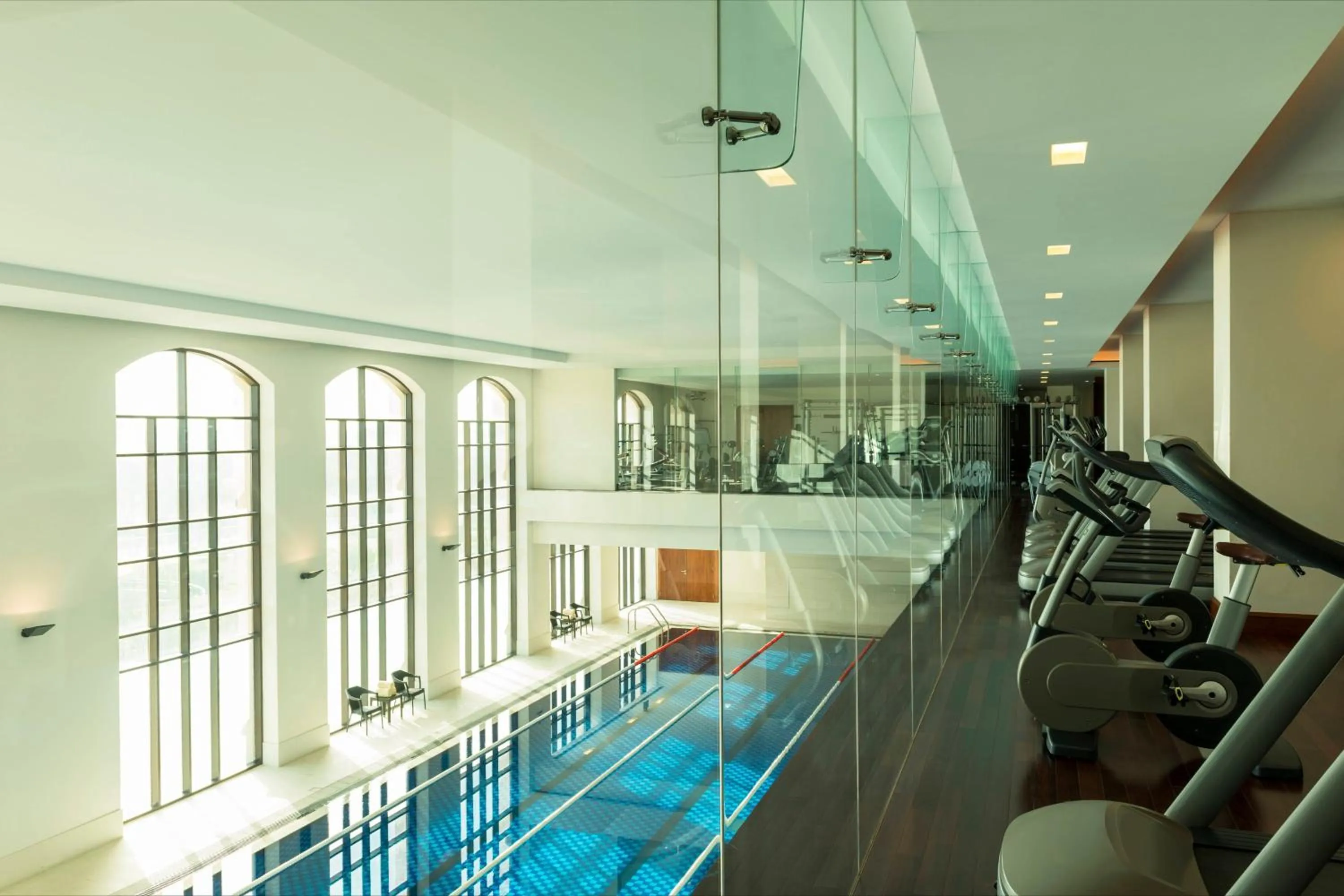 Fitness centre/facilities in The St. Regis Saadiyat Island Resort, Abu Dhabi