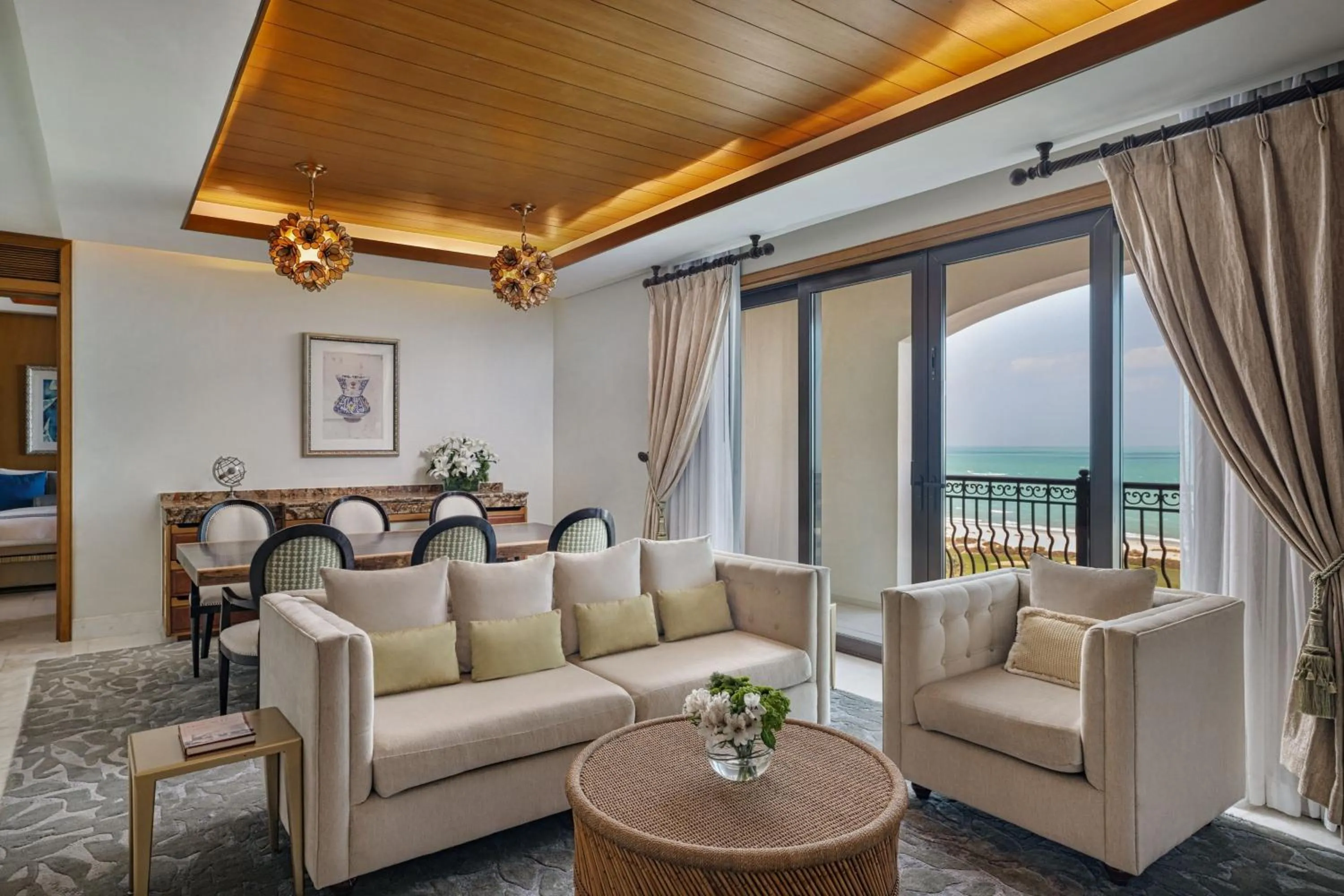 Living room in The St. Regis Saadiyat Island Resort, Abu Dhabi