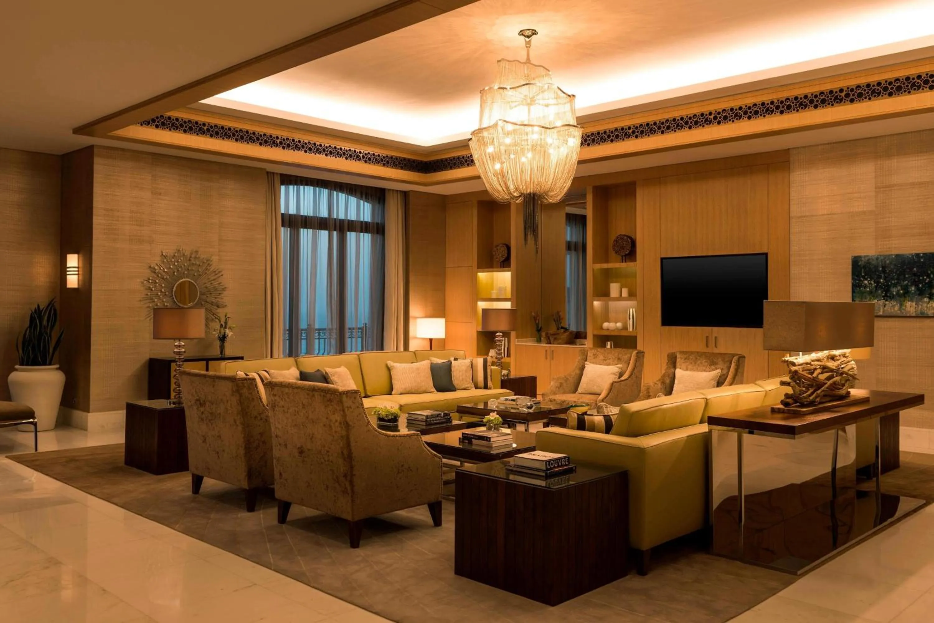 Living room in The St. Regis Saadiyat Island Resort, Abu Dhabi