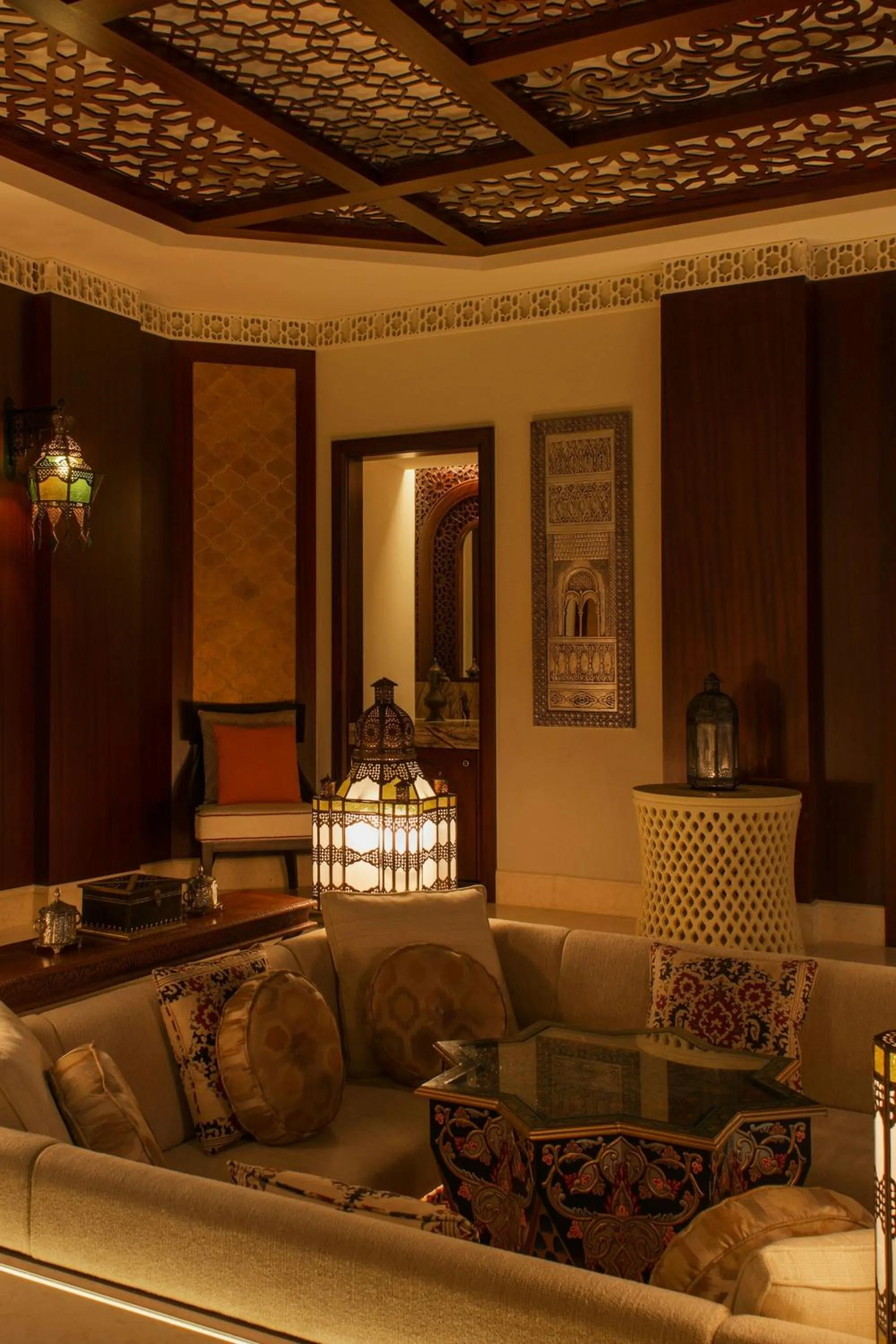 Living room in The St. Regis Saadiyat Island Resort, Abu Dhabi