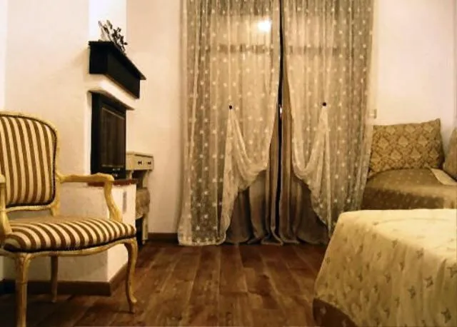 flat iron, Bed in Nastou View Hotel