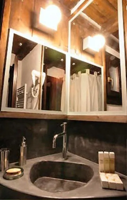 Bathroom in Nastou View Hotel