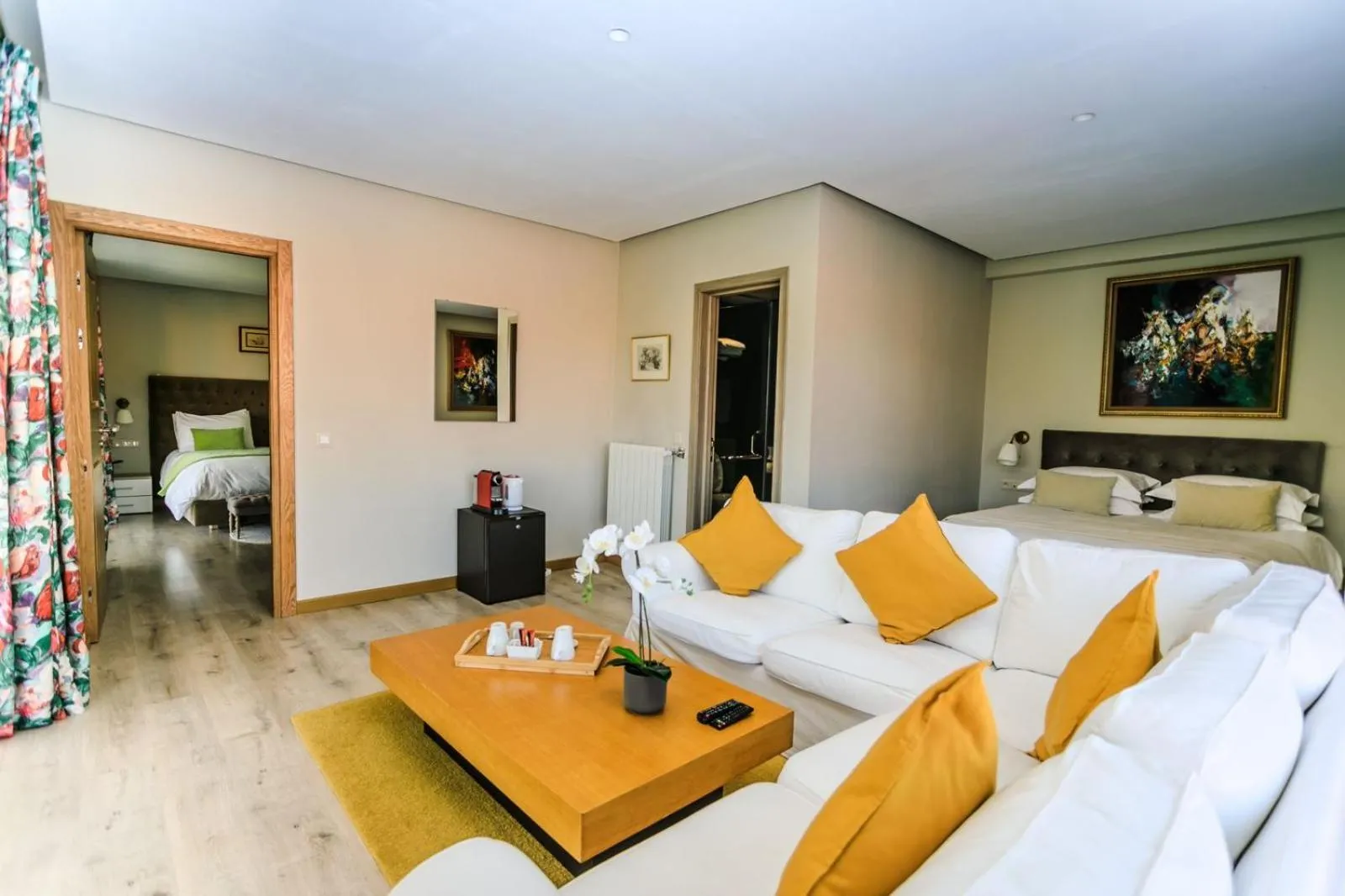 Quadruple Room with Mountain View in Le Palais des Cerisiers
