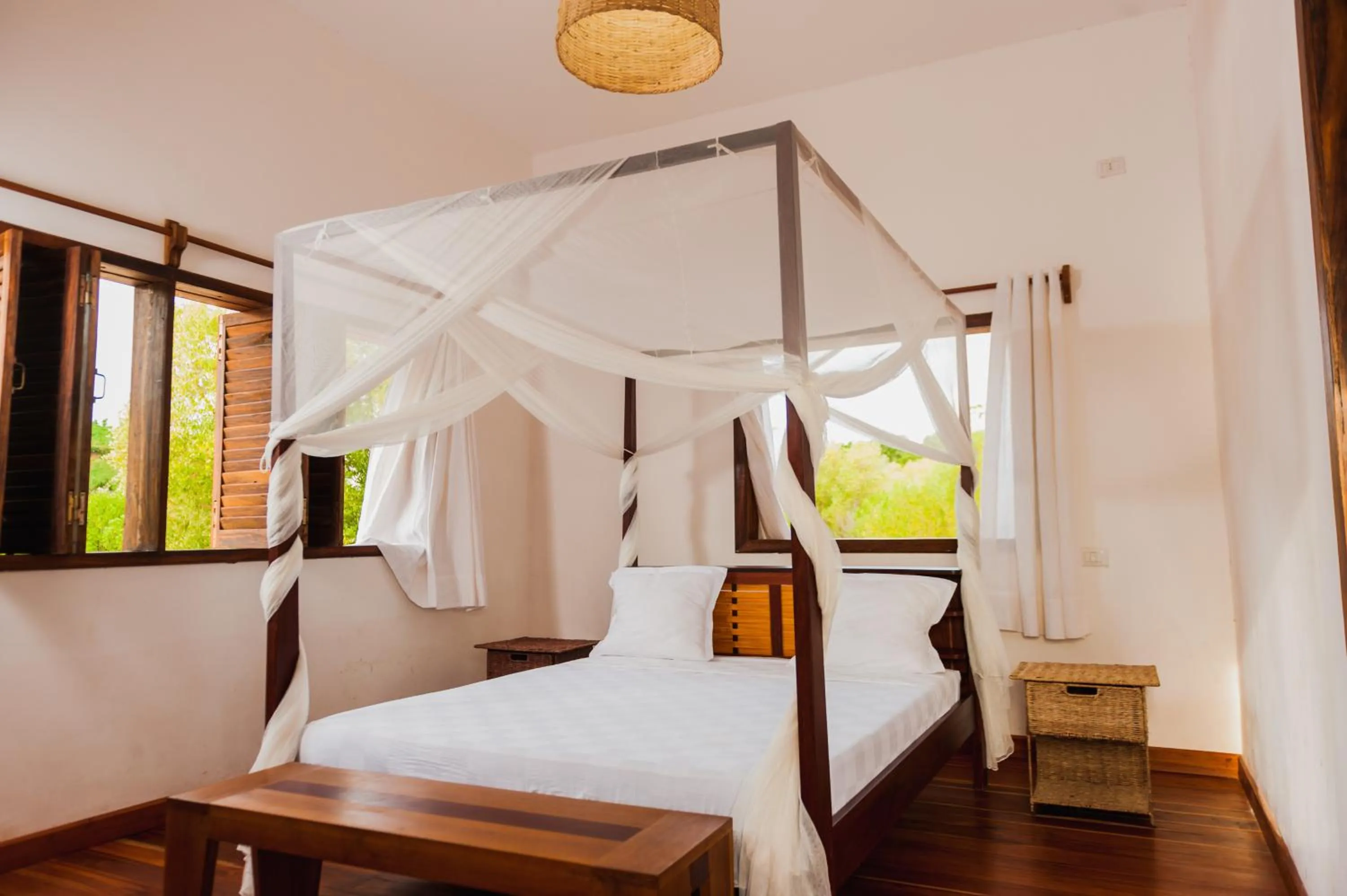 Bed in Emeraude Lodge