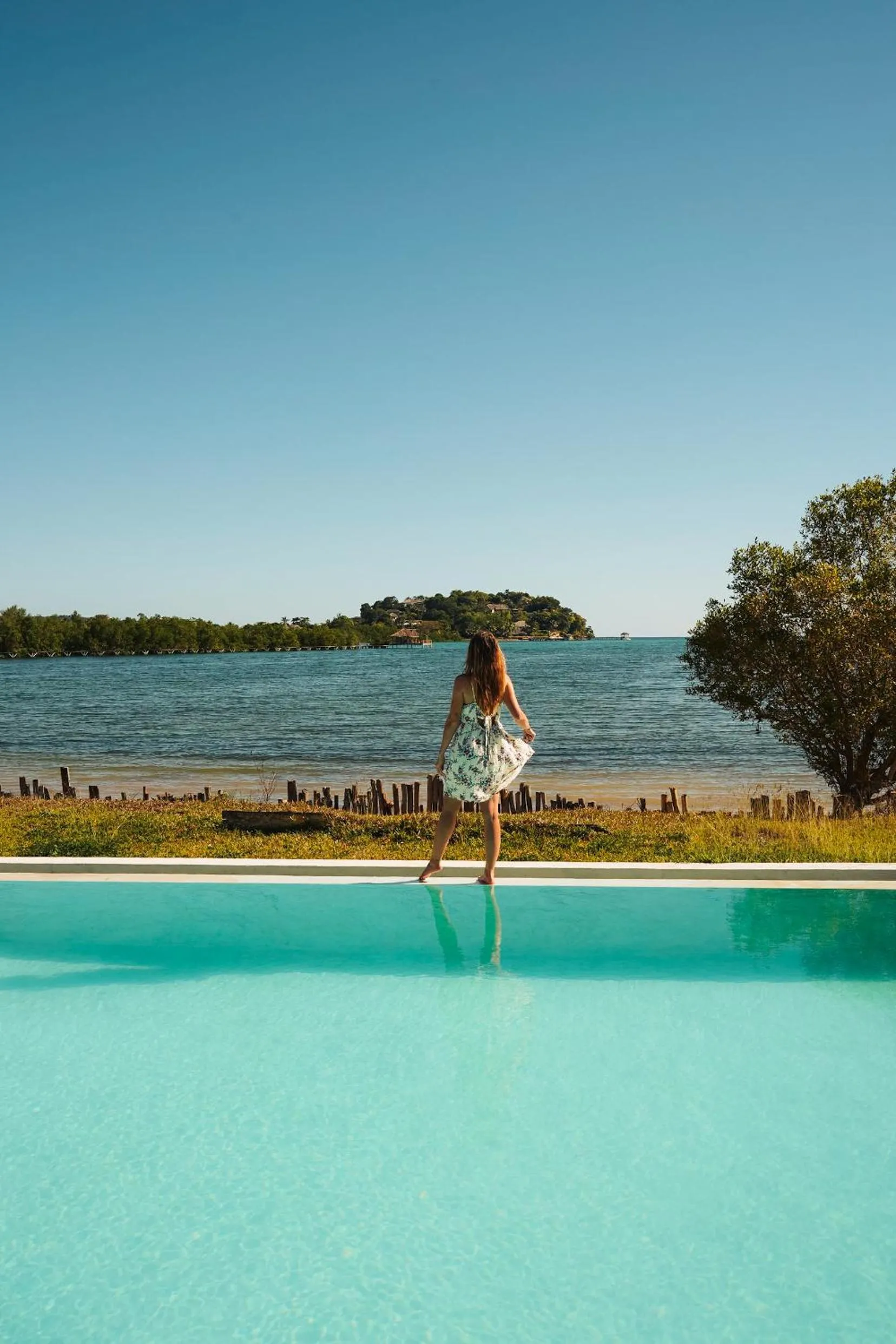 Swimming pool in Emeraude Lodge