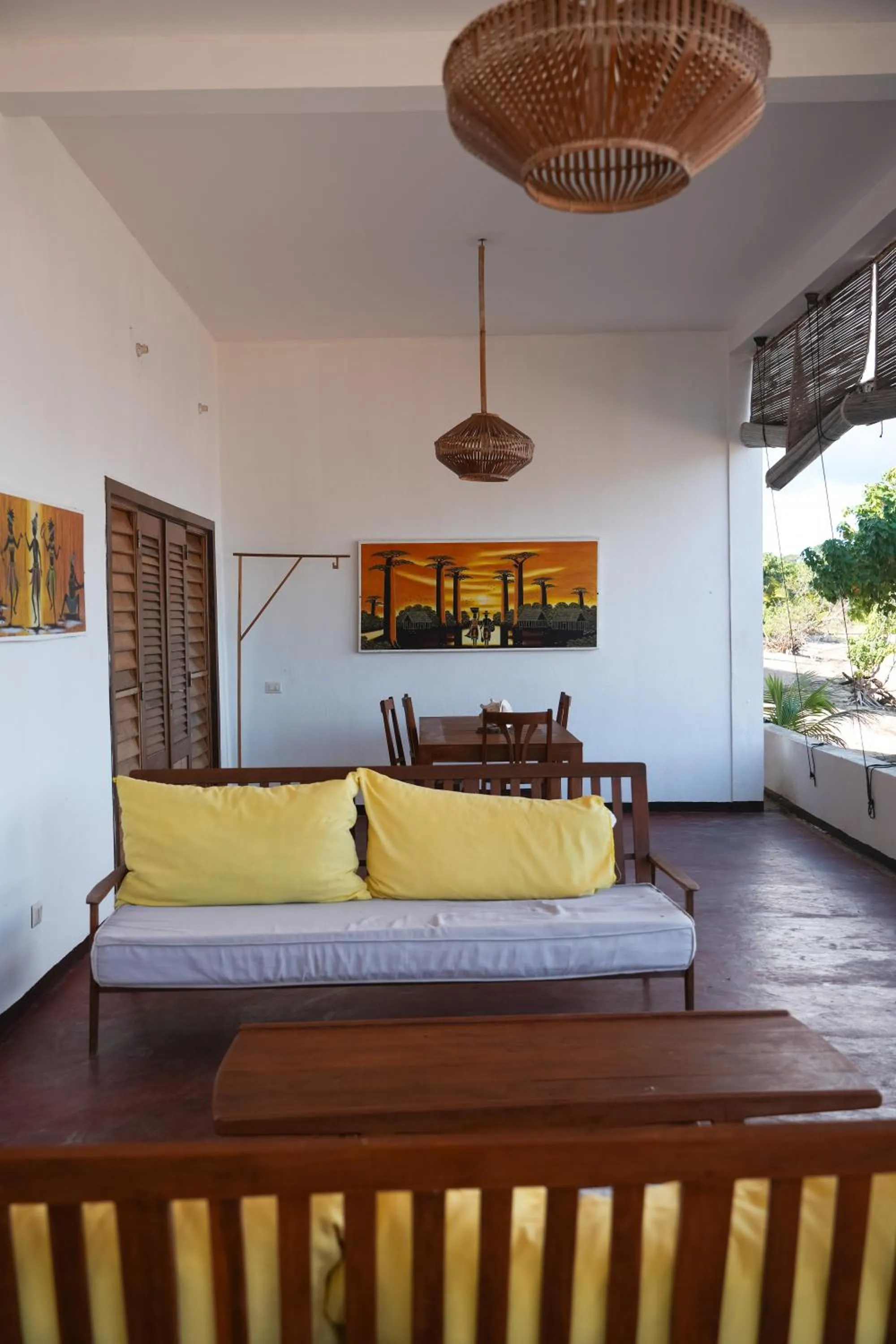 Balcony/Terrace, Bed in Emeraude Lodge