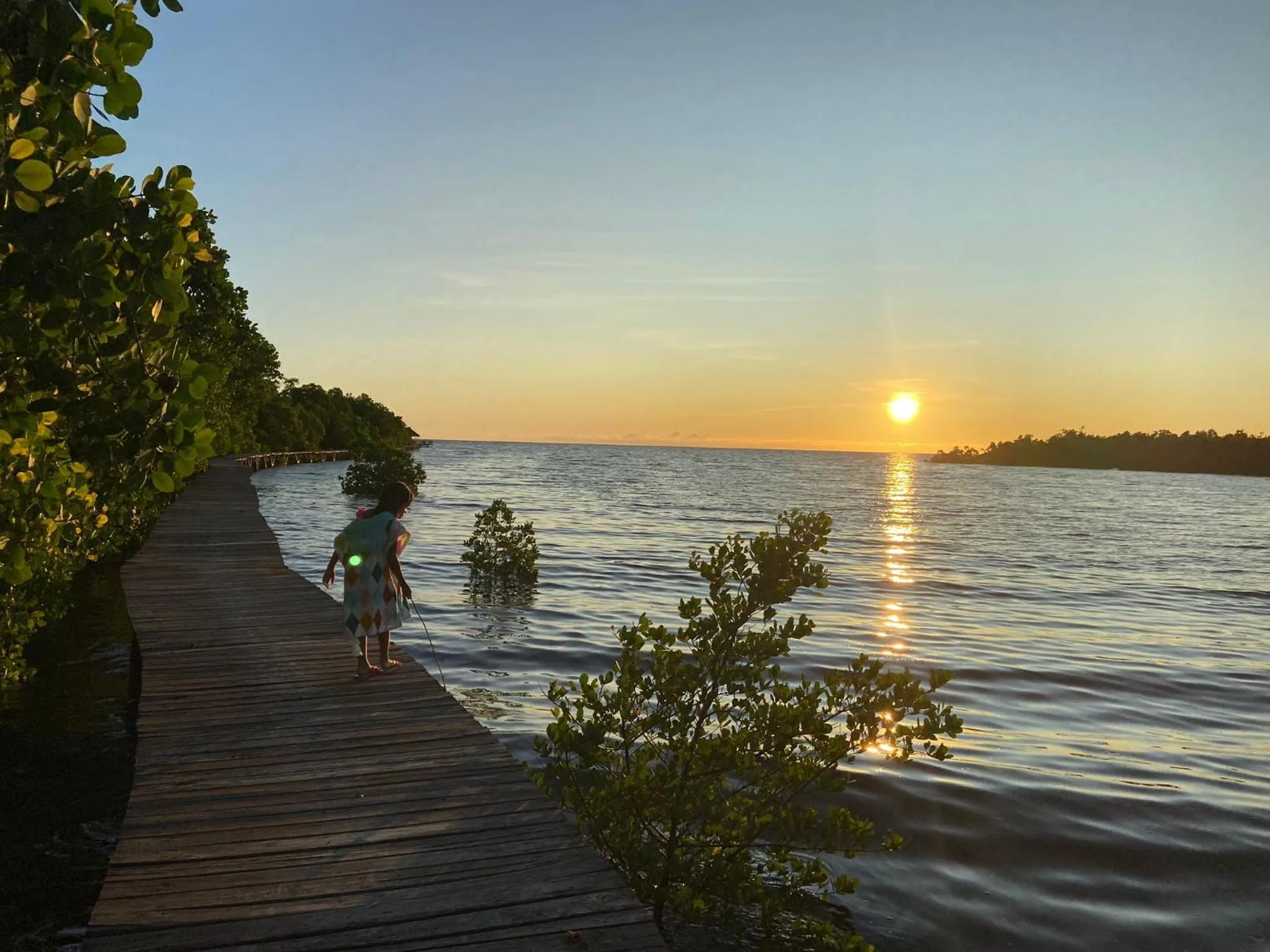 Sunset in Emeraude Lodge