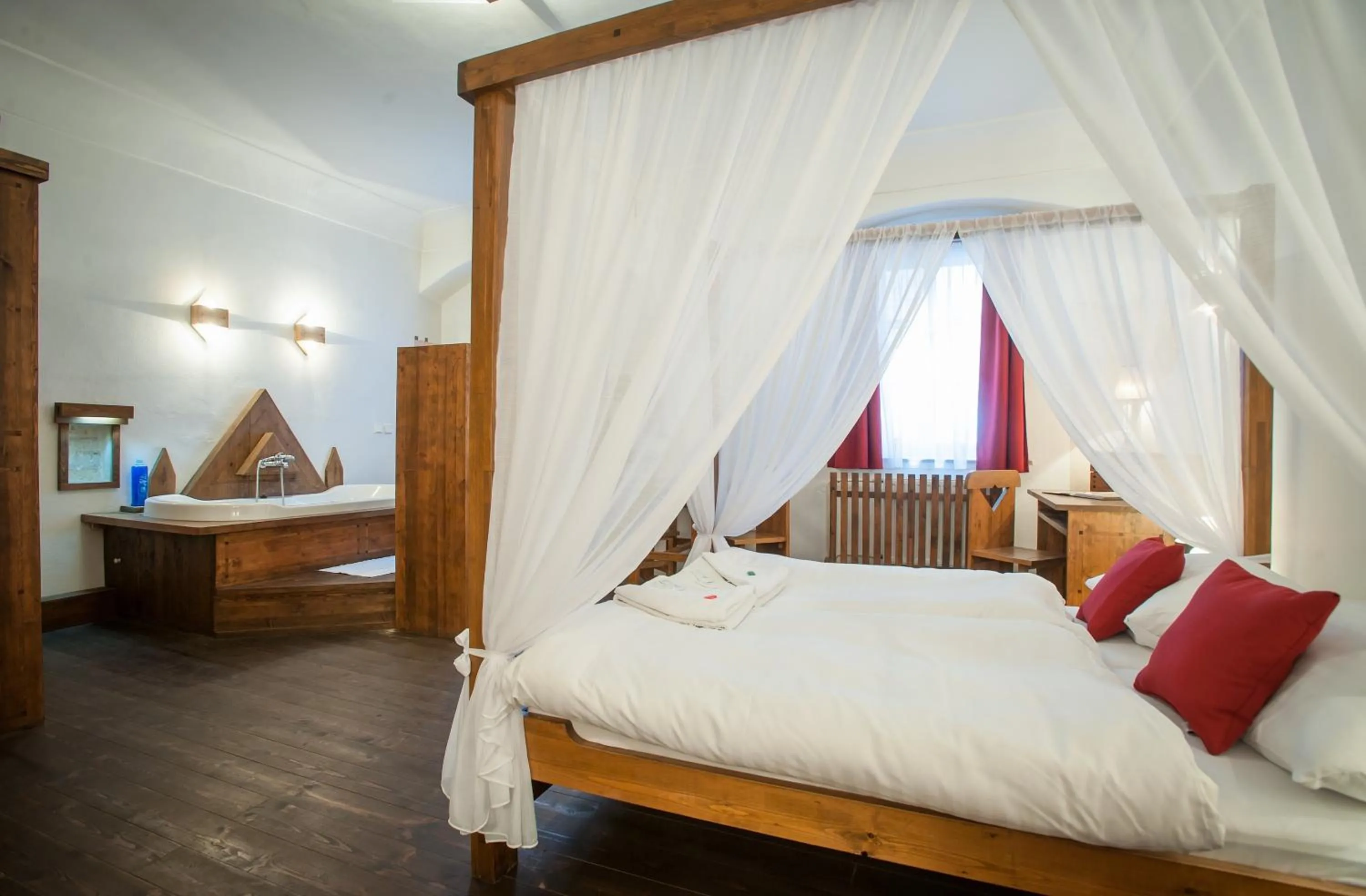 Bed in Hotel U Malého Vitka