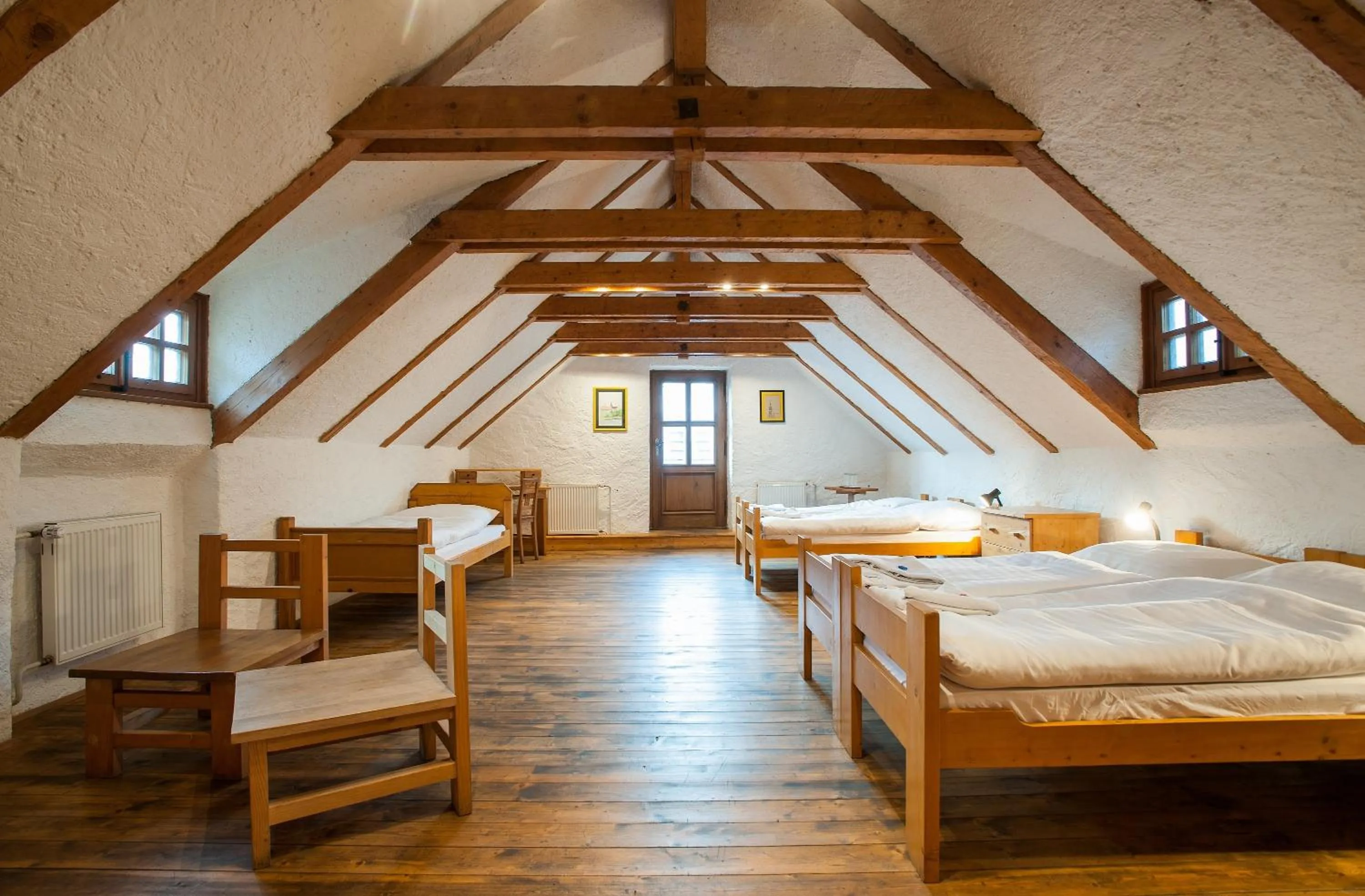 Bed in Hotel U Malého Vitka