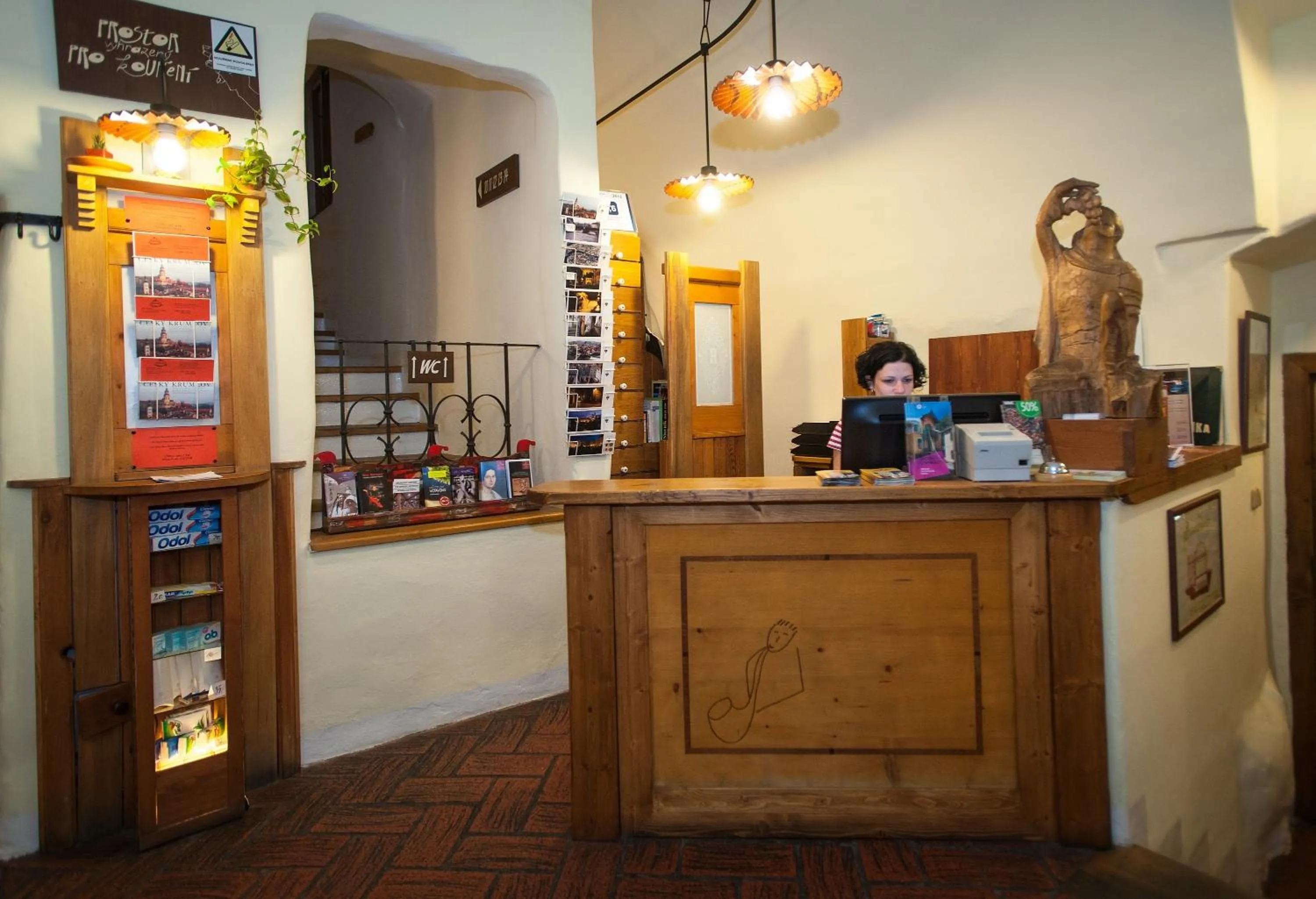 Lobby or reception in Hotel U Malého Vitka
