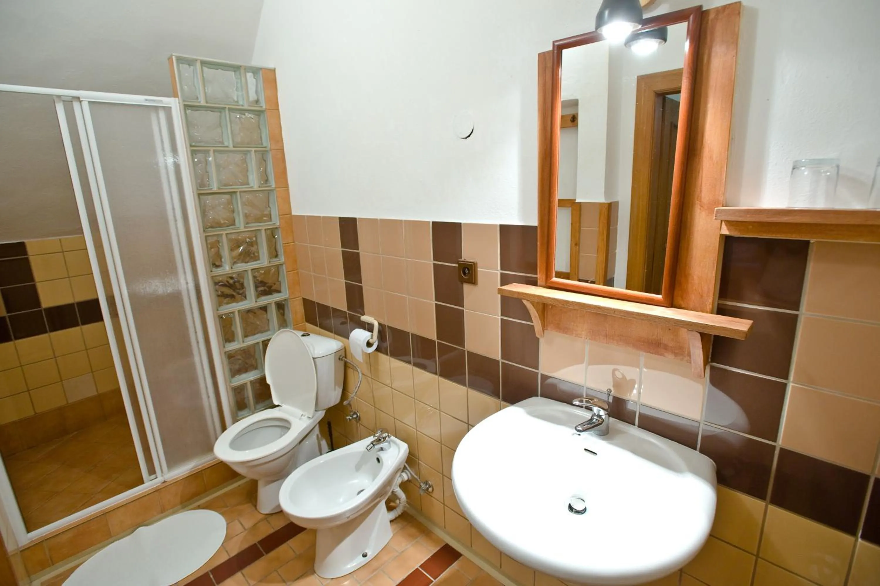 Bathroom in Hotel U Malého Vitka