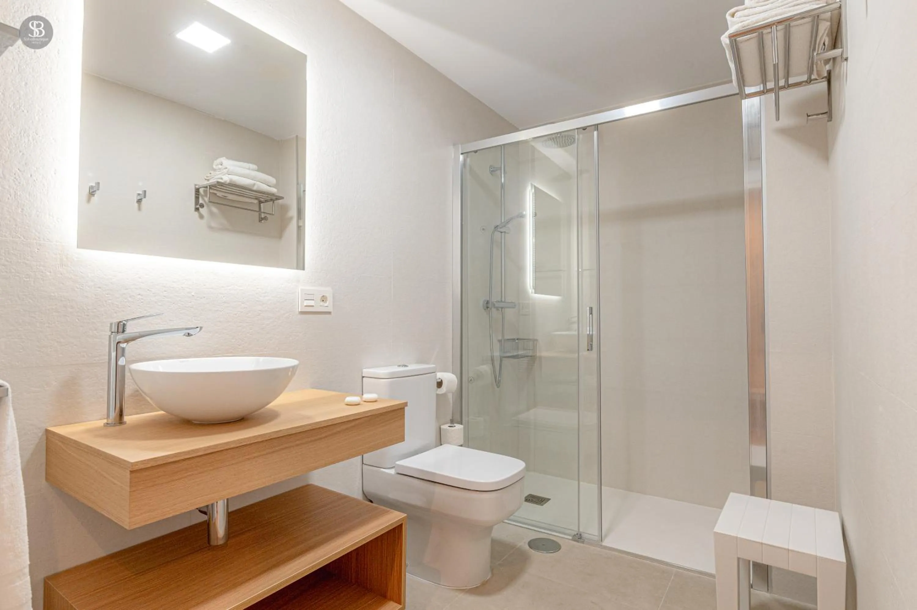 Bathroom in Apartamentos Soho Boutique Plaza Mayor Caceres