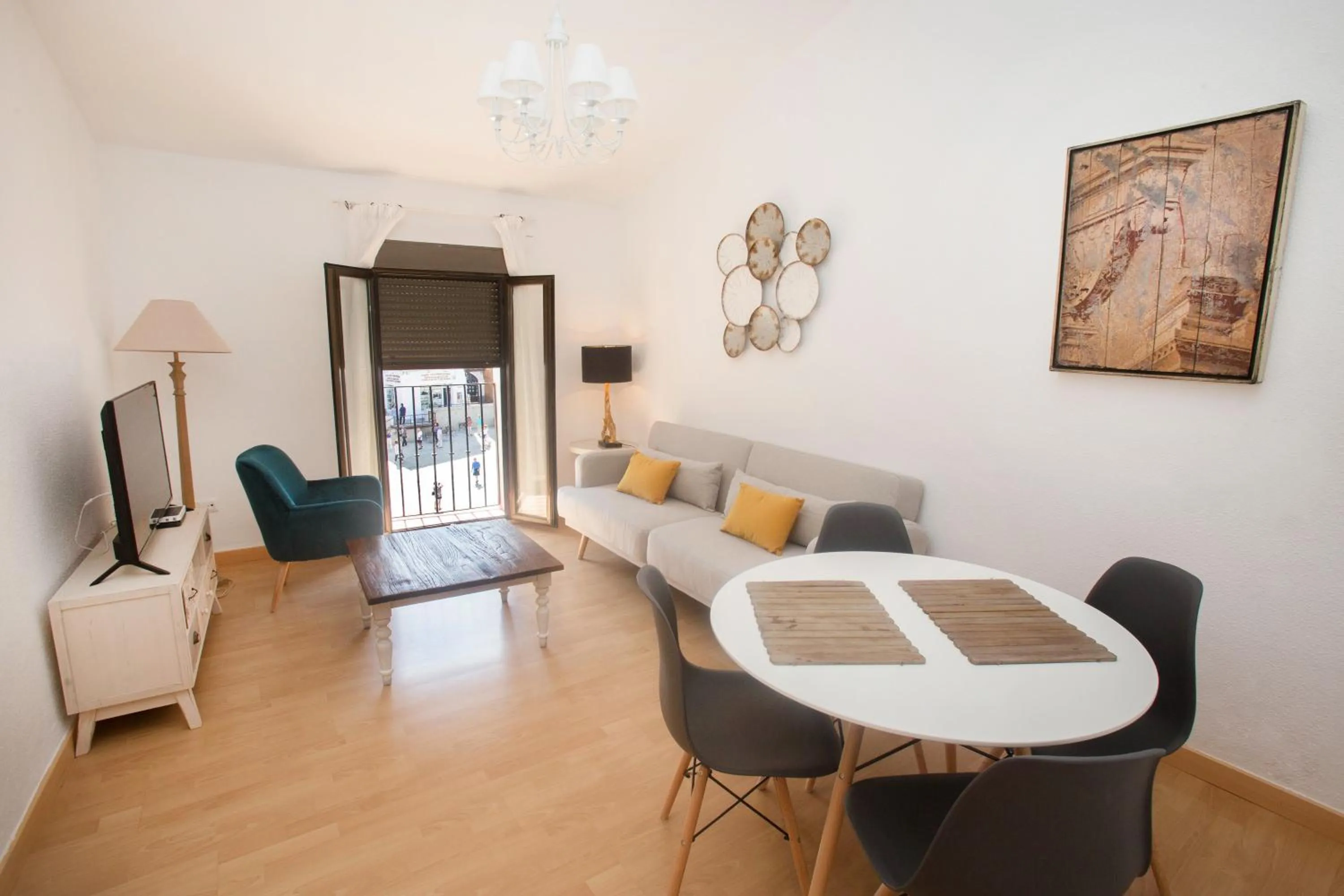 Living room in Apartamentos Soho Boutique Plaza Mayor Caceres