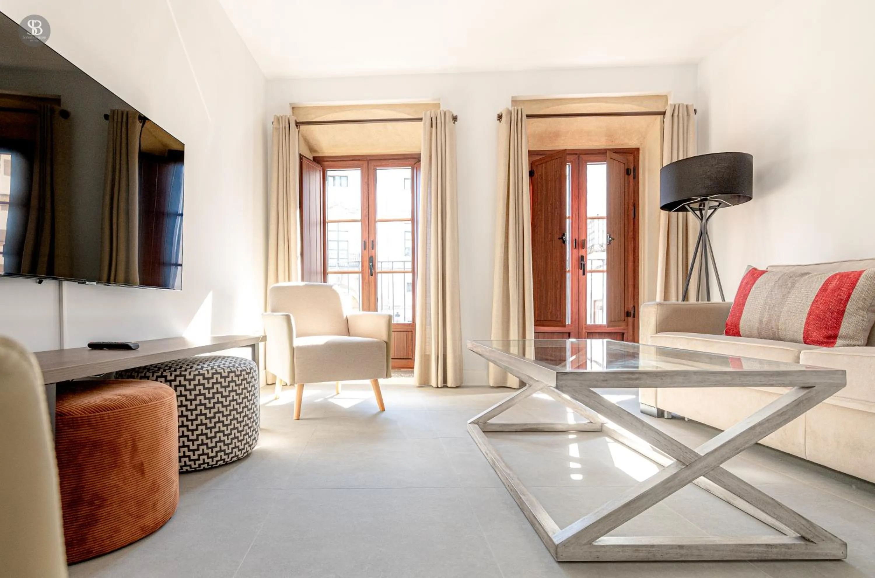 Living room in Apartamentos Soho Boutique Plaza Mayor Caceres