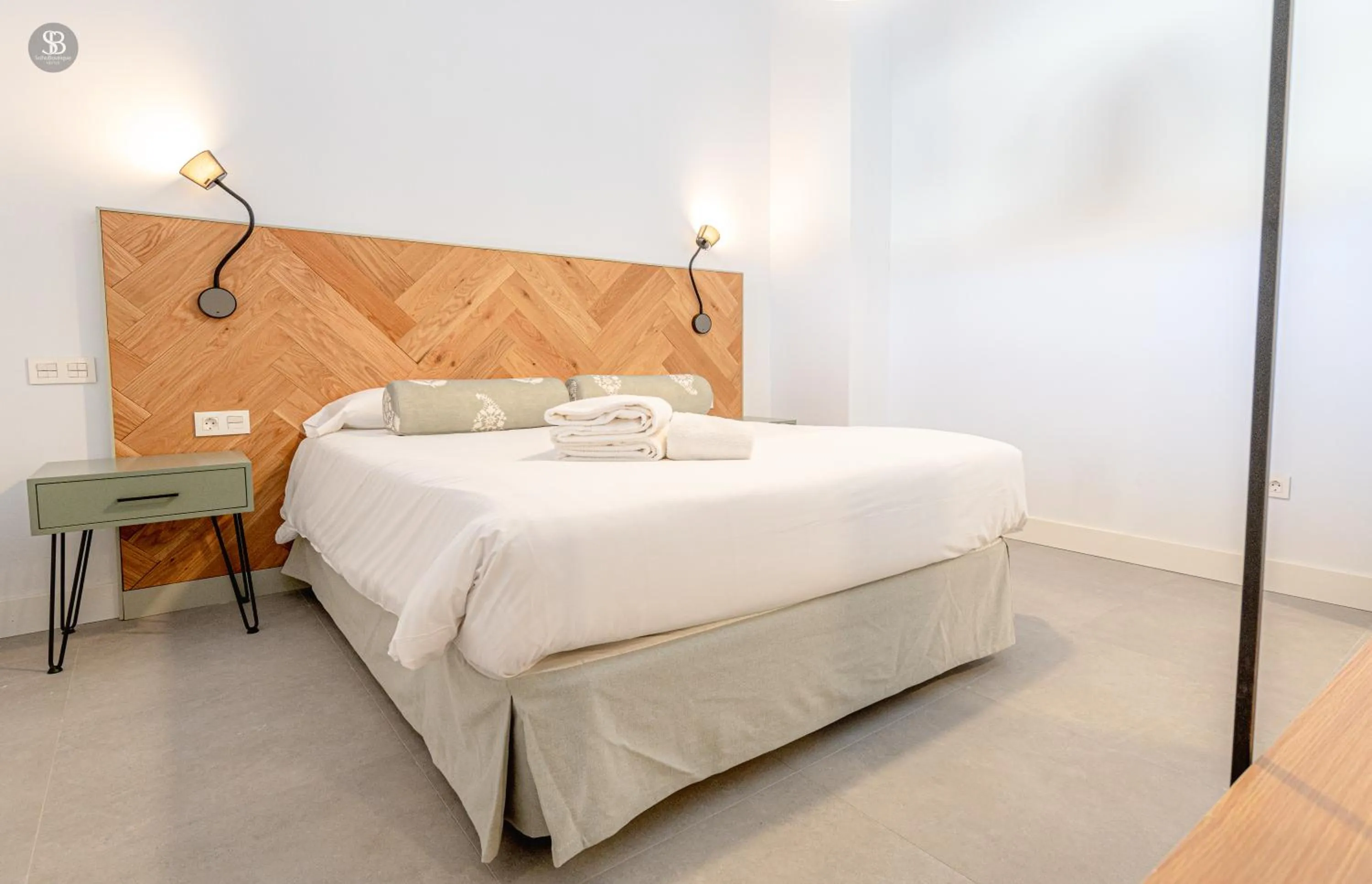 Bed in Apartamentos Soho Boutique Plaza Mayor Caceres