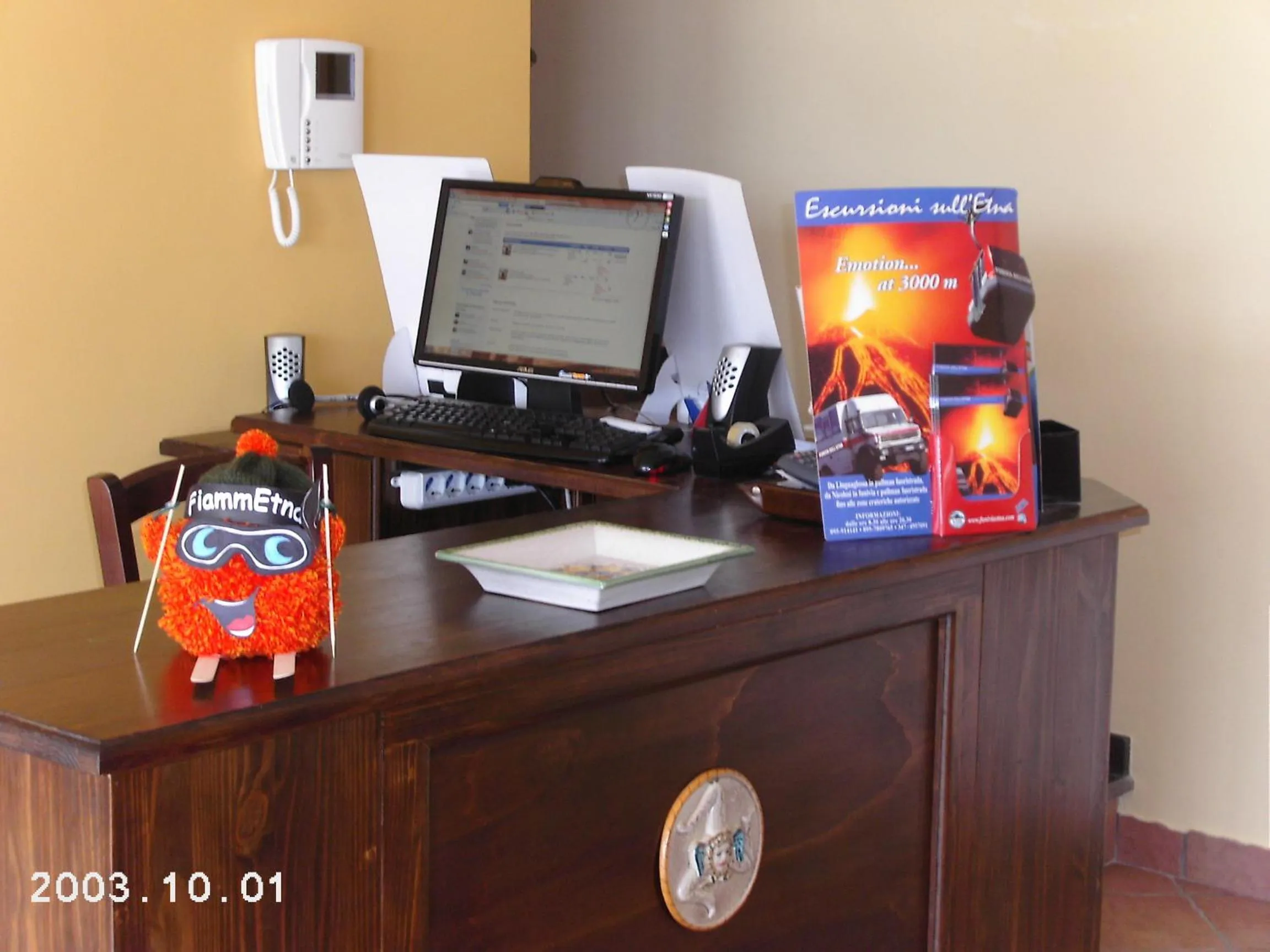 Lobby or reception in La Porta Dell'Etna - Nicolosi