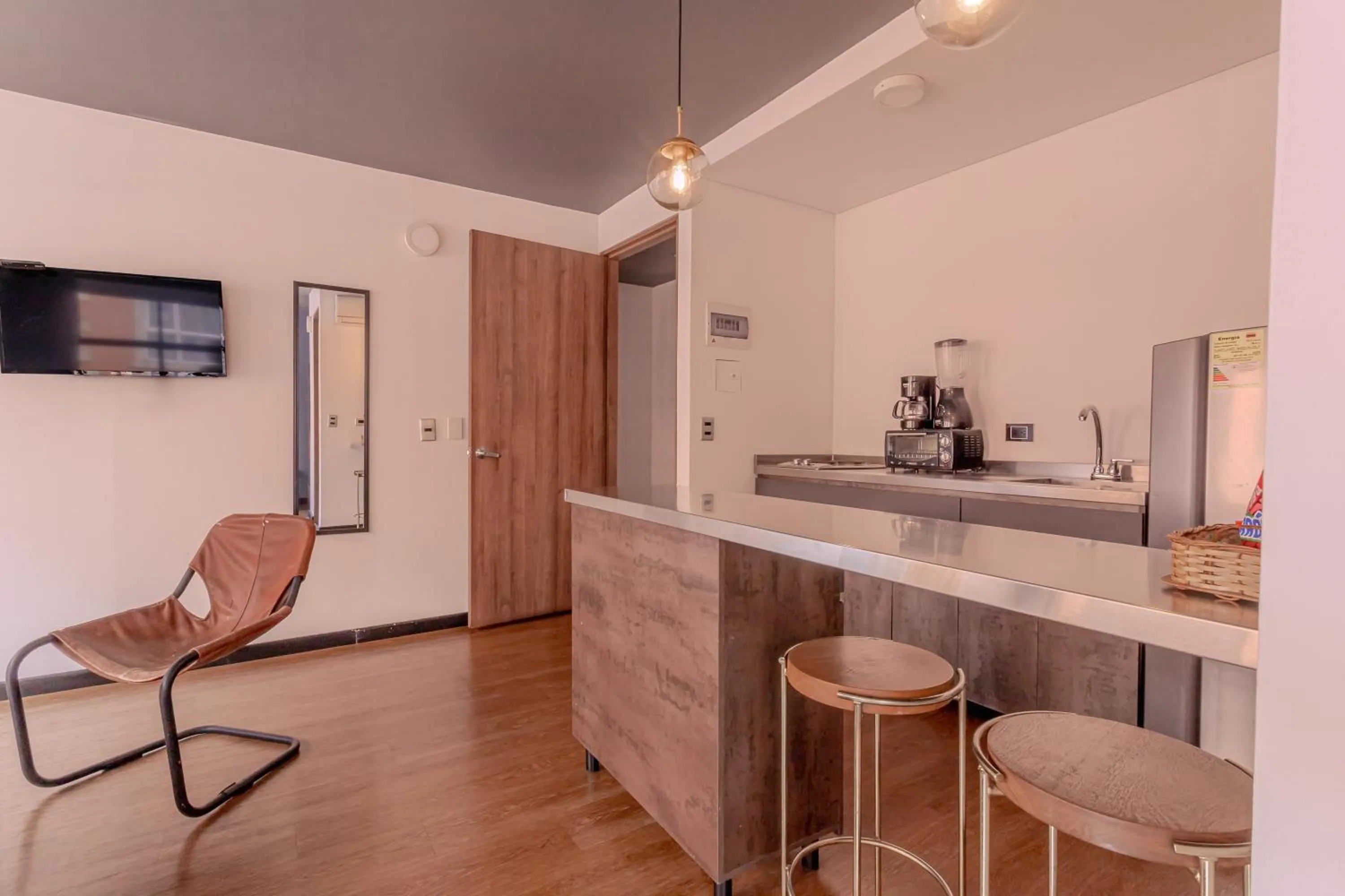 Kitchen or kitchenette in Soy Local Parque La 93