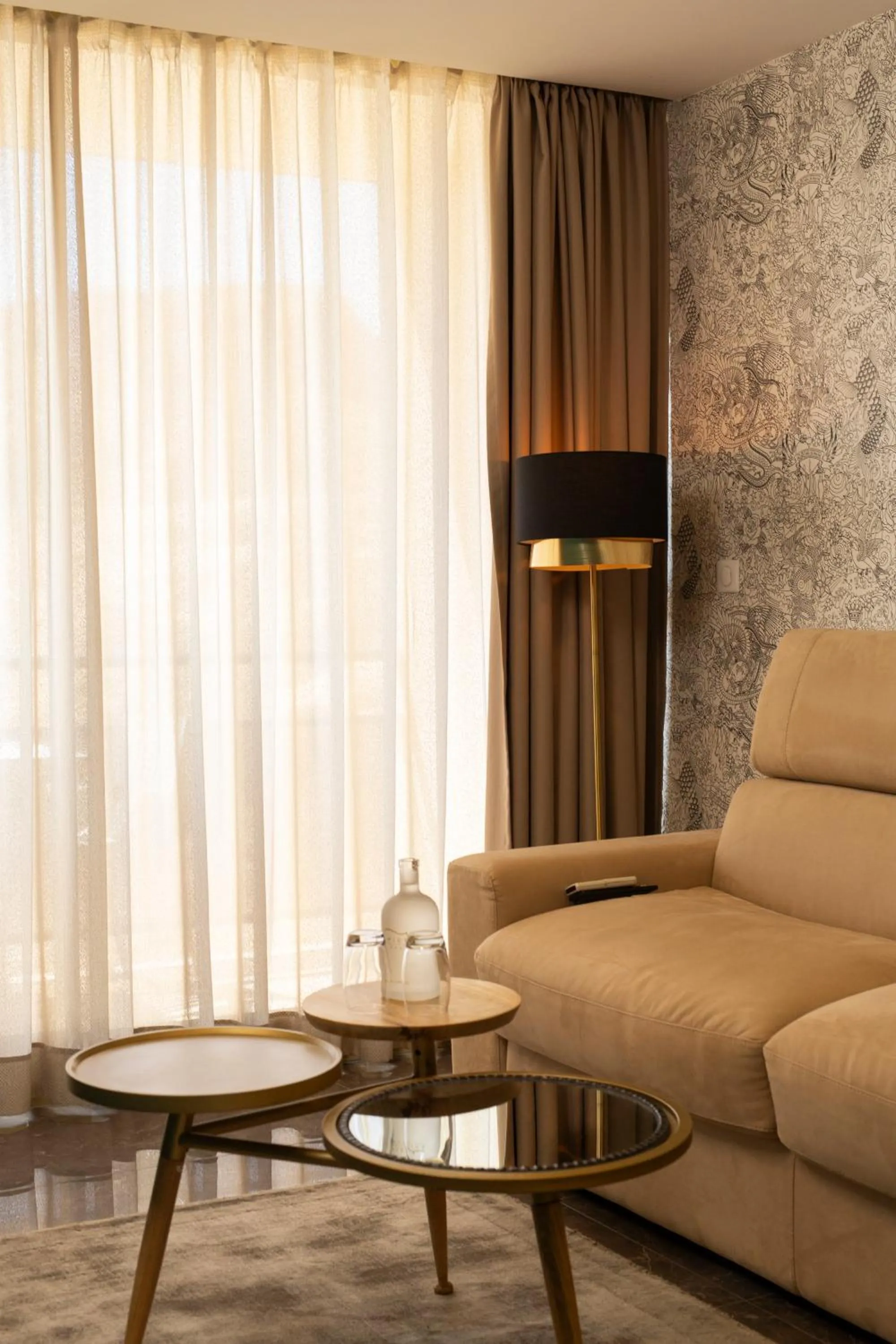 Seating area in Hotel La Pietra Restaurant & Spa