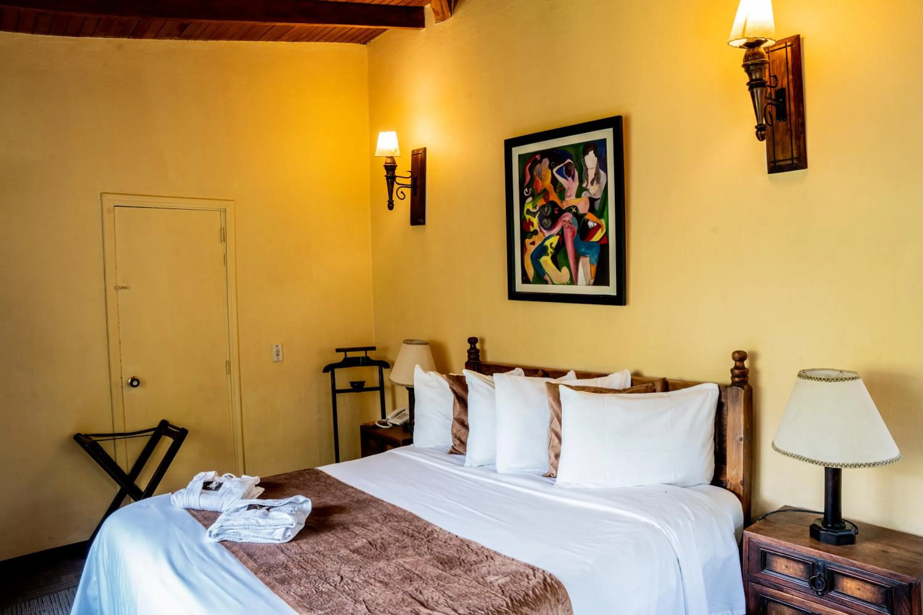 Bed in Hotel Hacienda El Salitre