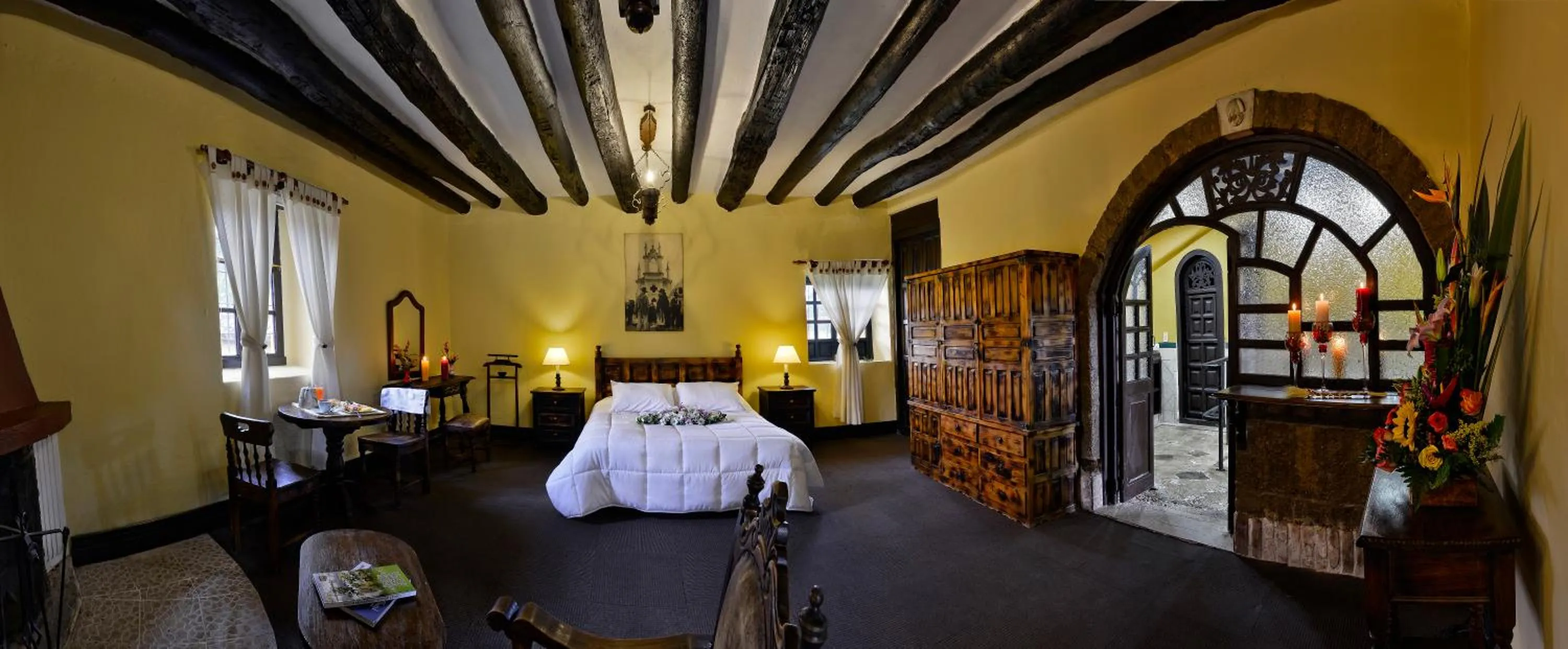 Bed in Hotel Hacienda El Salitre