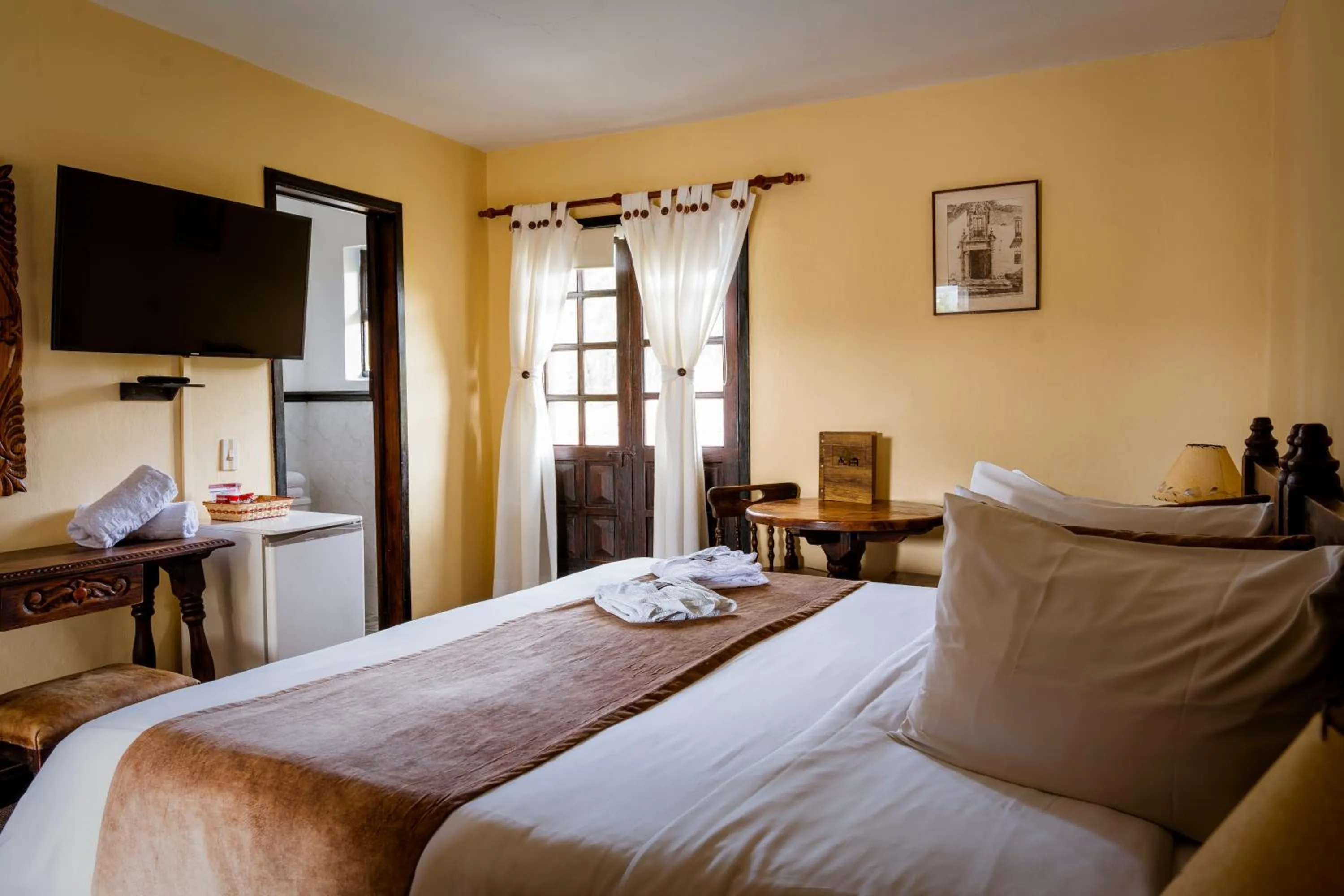 Bed in Hotel Hacienda El Salitre