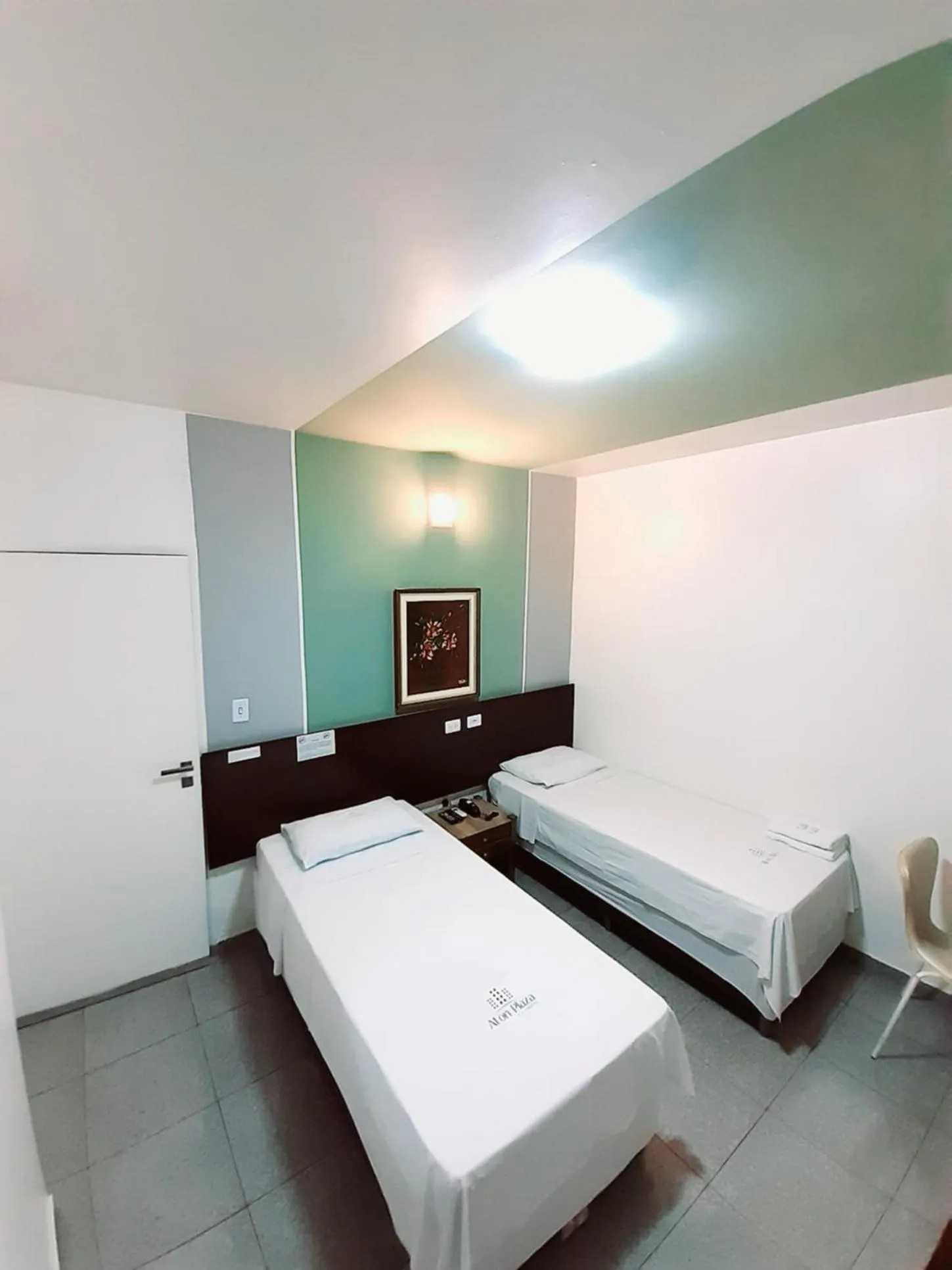 Bed in Aton Plaza Hotel