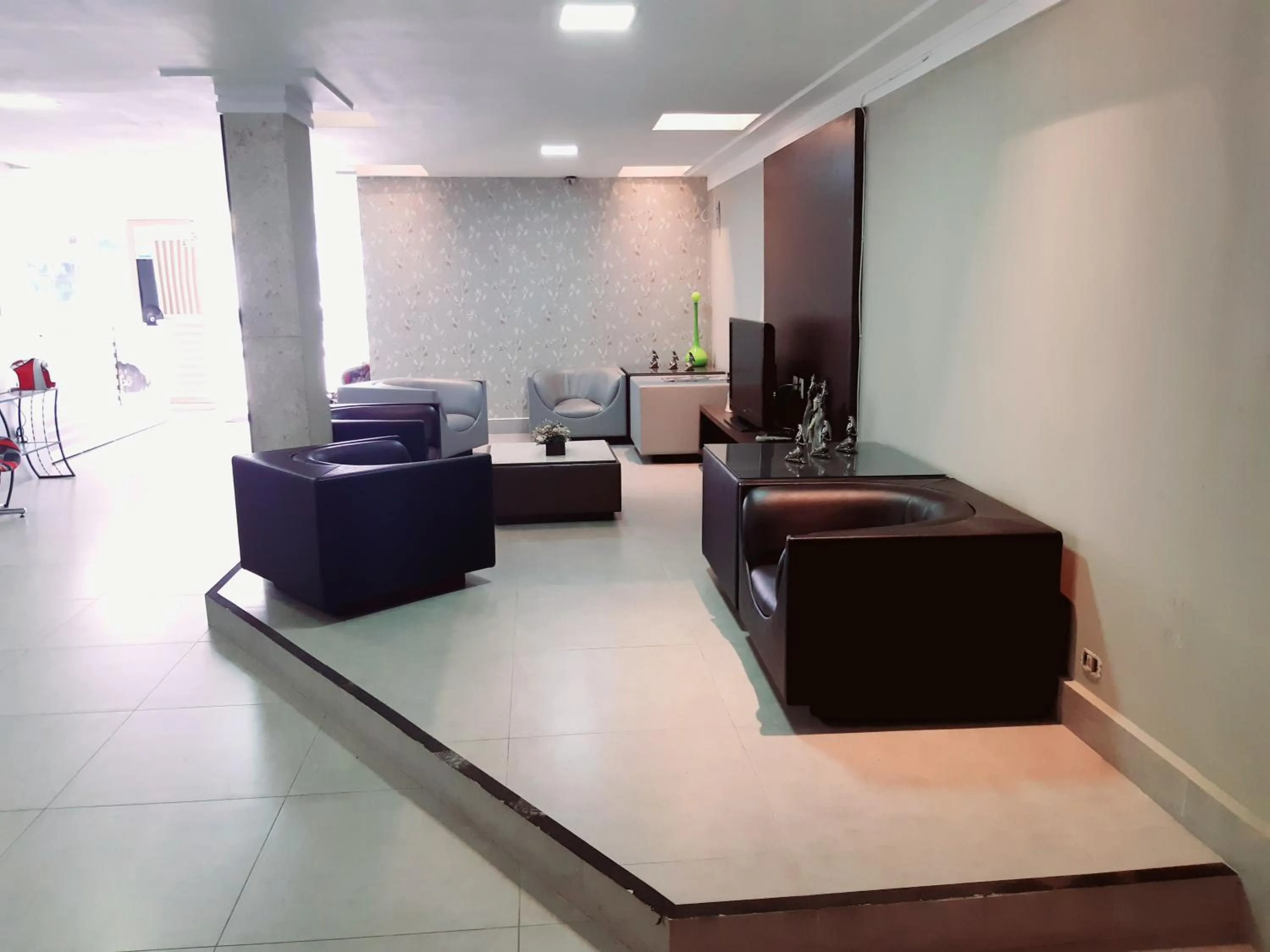 Communal lounge/ TV room in Aton Plaza Hotel