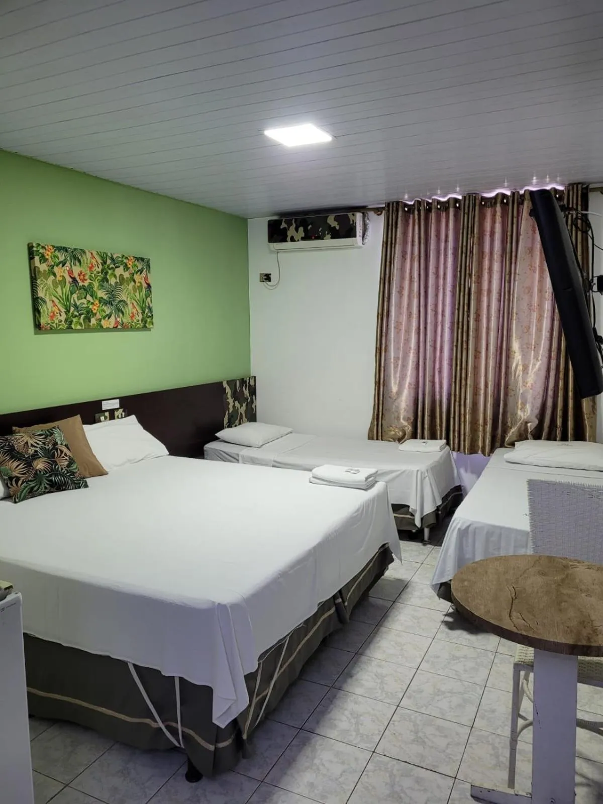 Bed in Aton Plaza Hotel