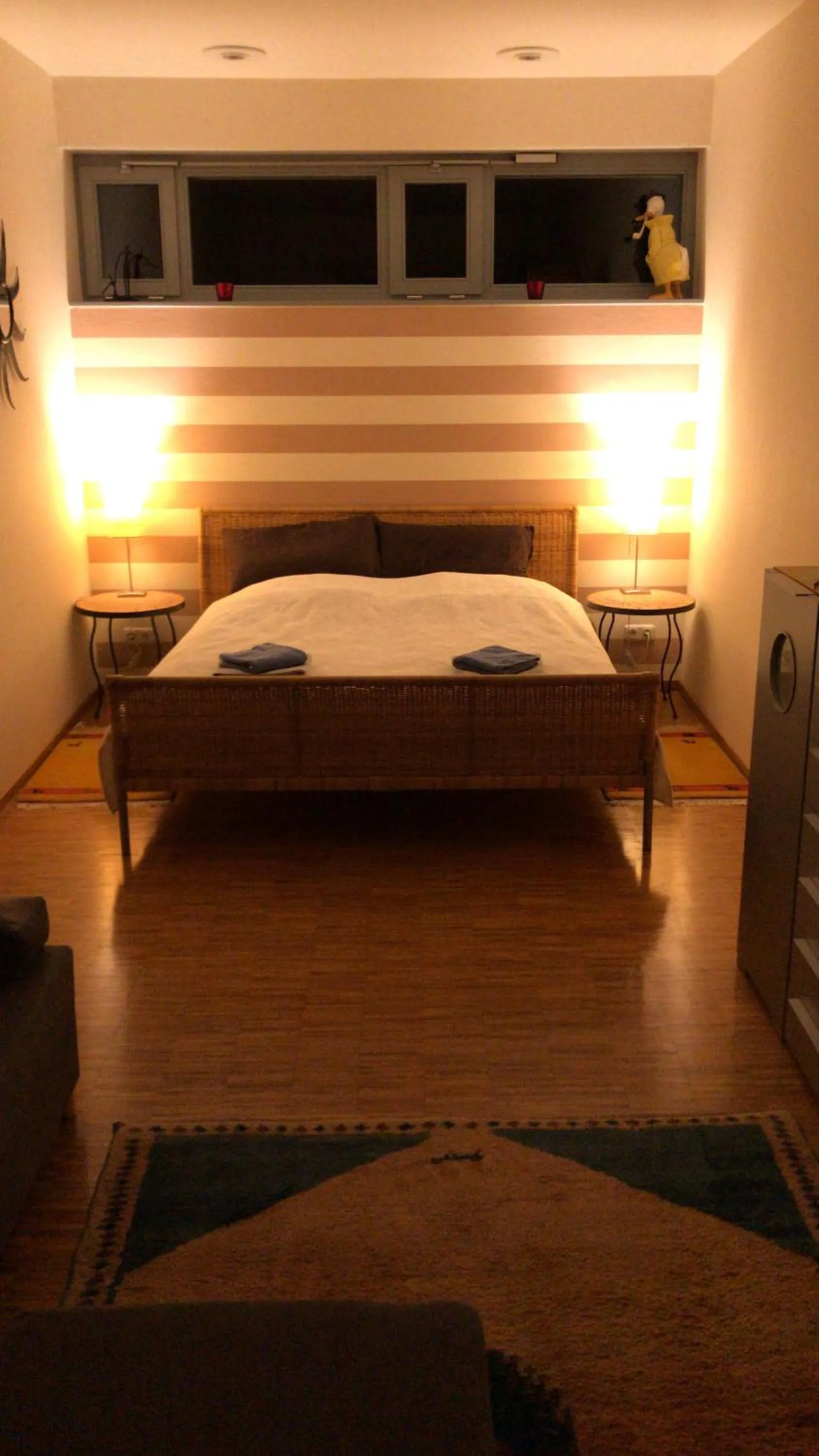 Photo of the whole room, Bed in Rhönhaus mit Kreuzbergblick