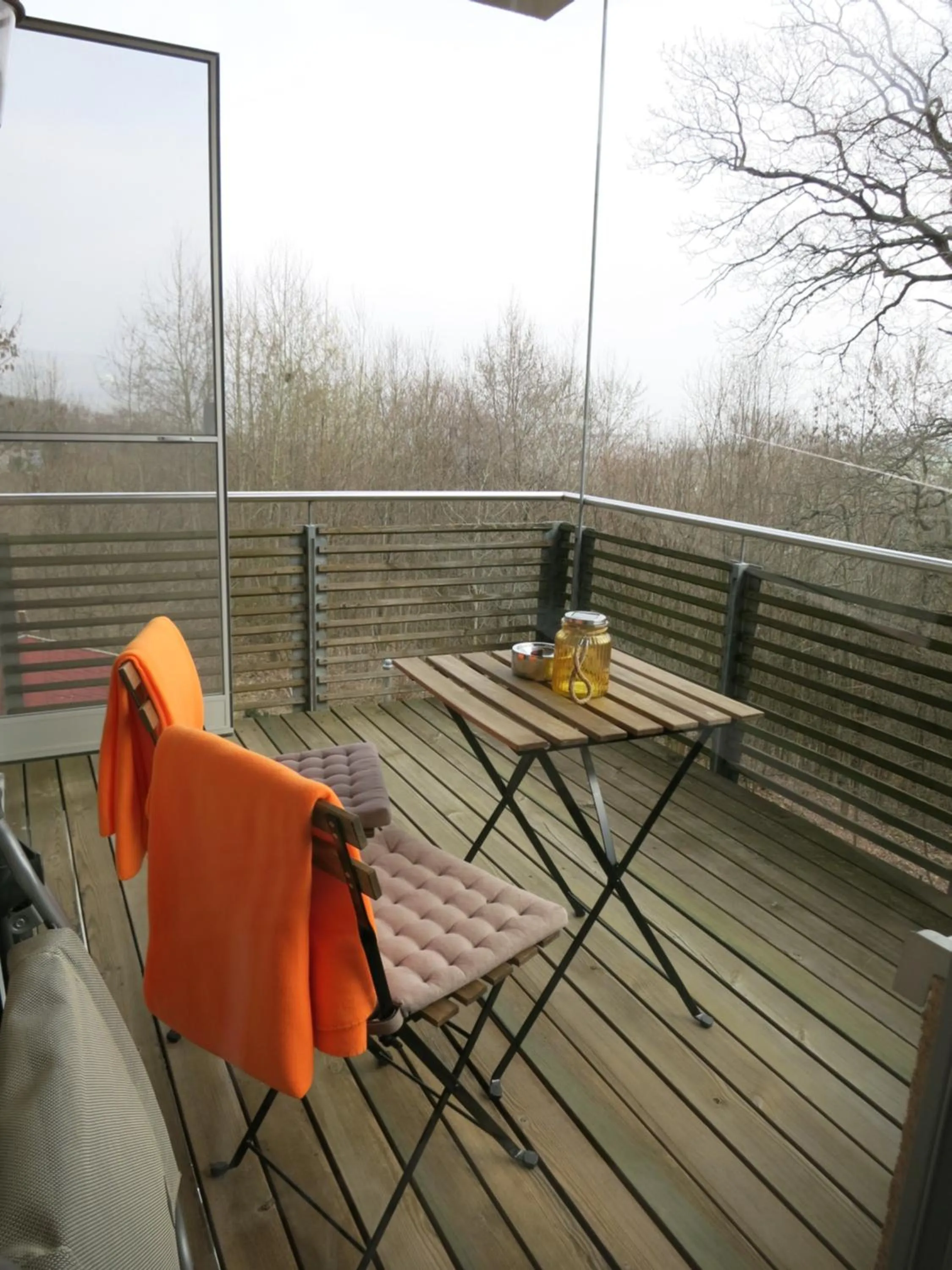 Garden view in Rhönhaus mit Kreuzbergblick