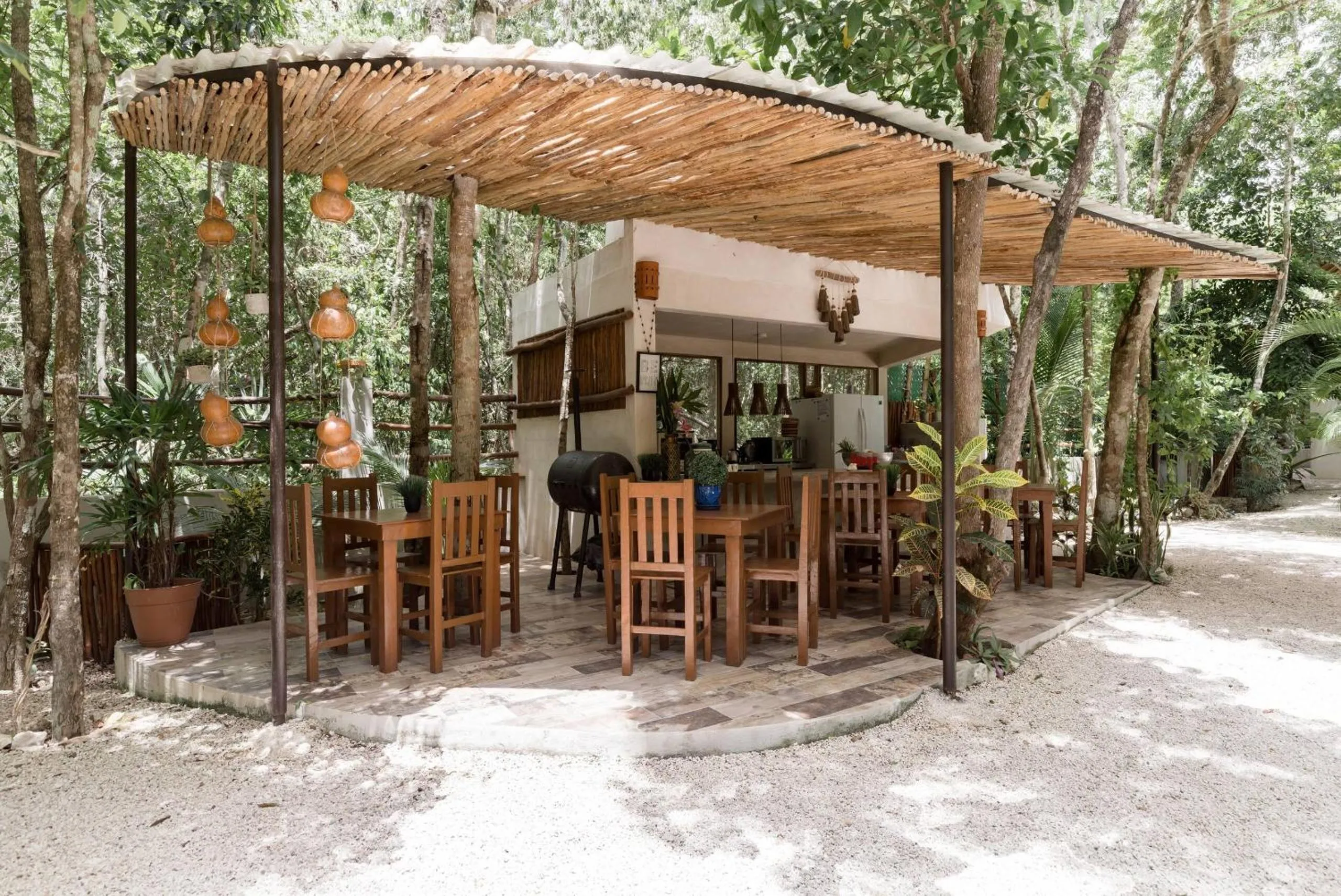 Dining area in Cachito de Cielo Luxury Jungle Lodge