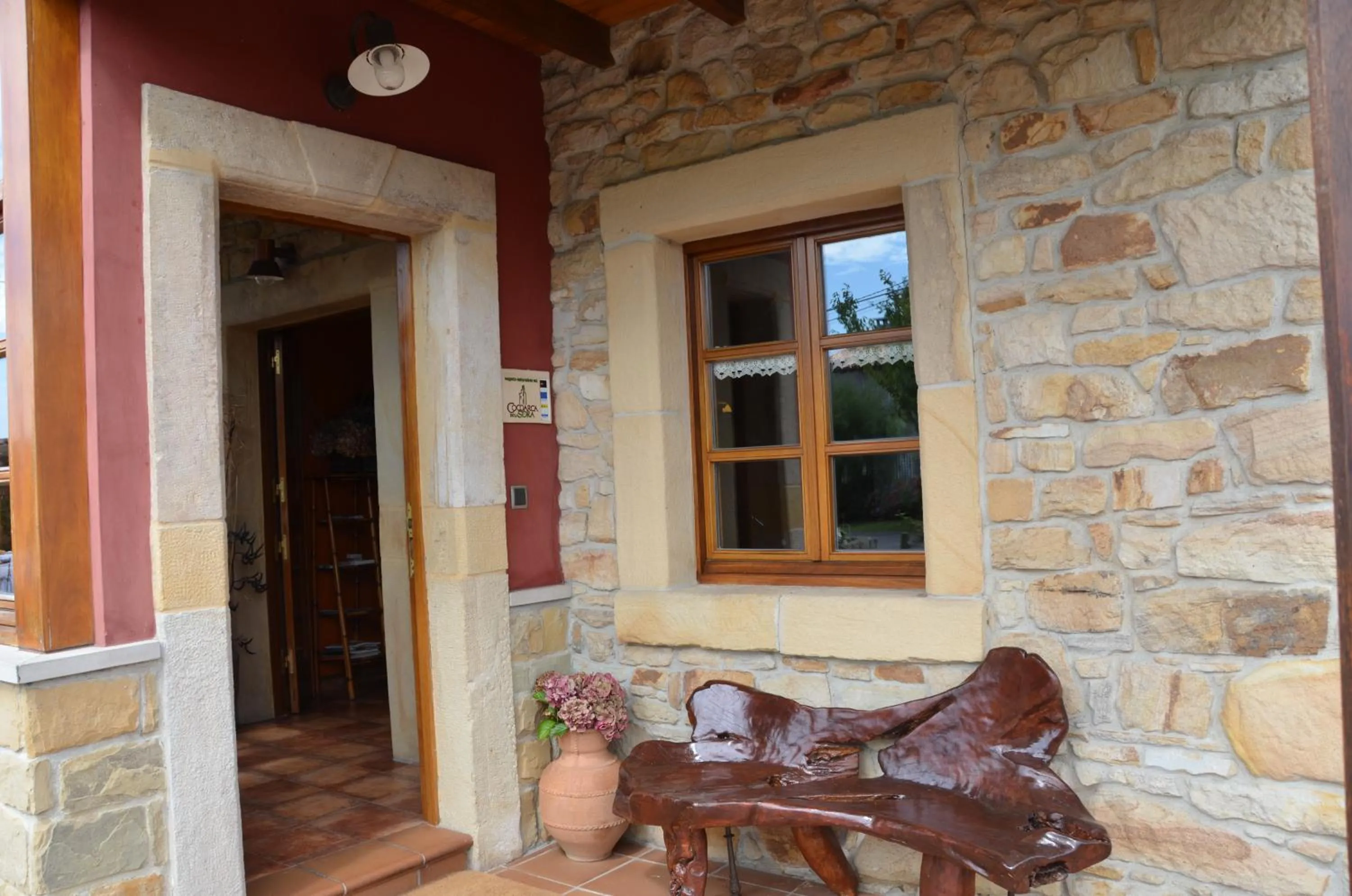 Patio in Hotel Casona De Tresali