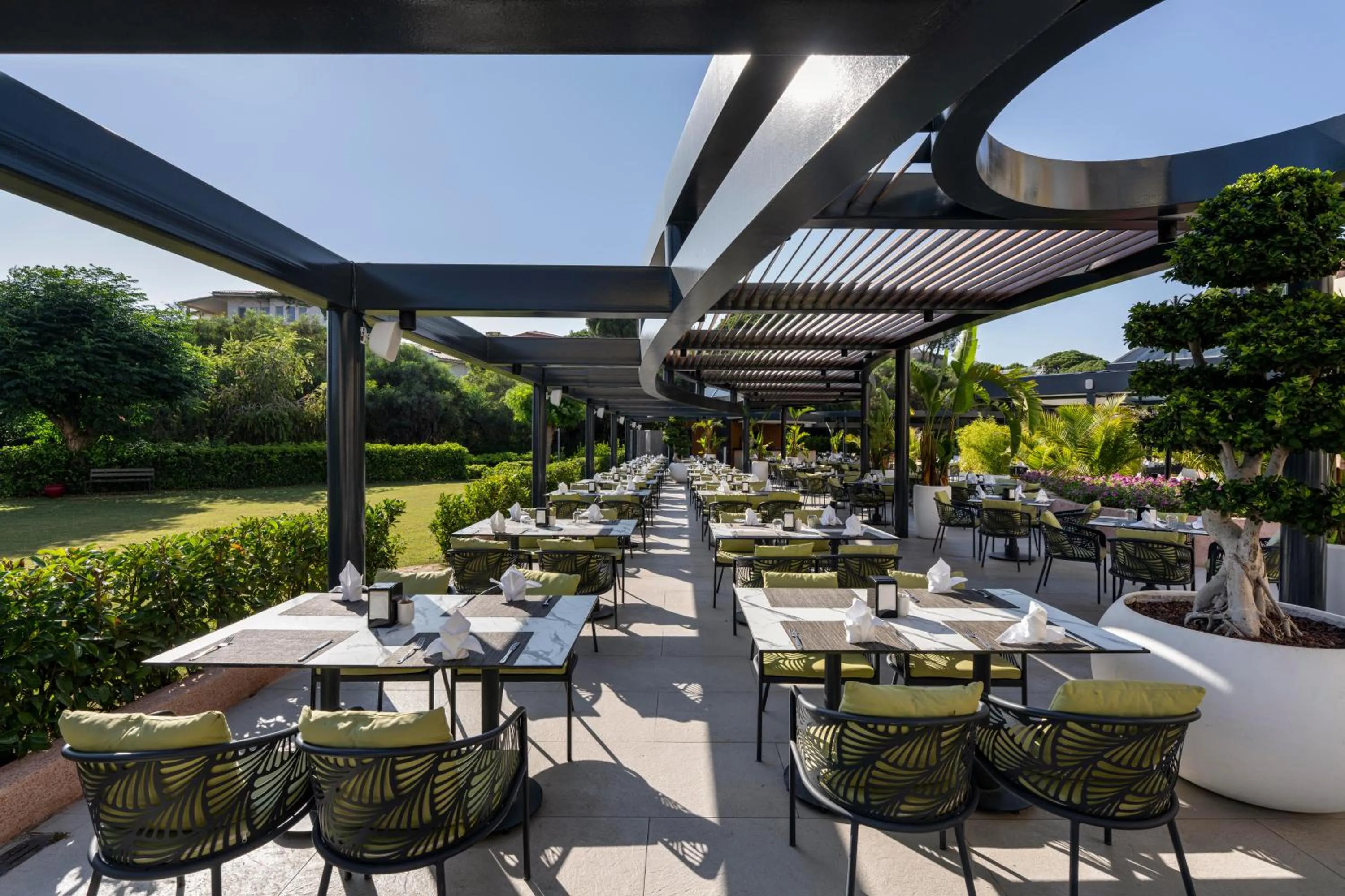 Patio in Limak Arcadia Sport Resort Belek