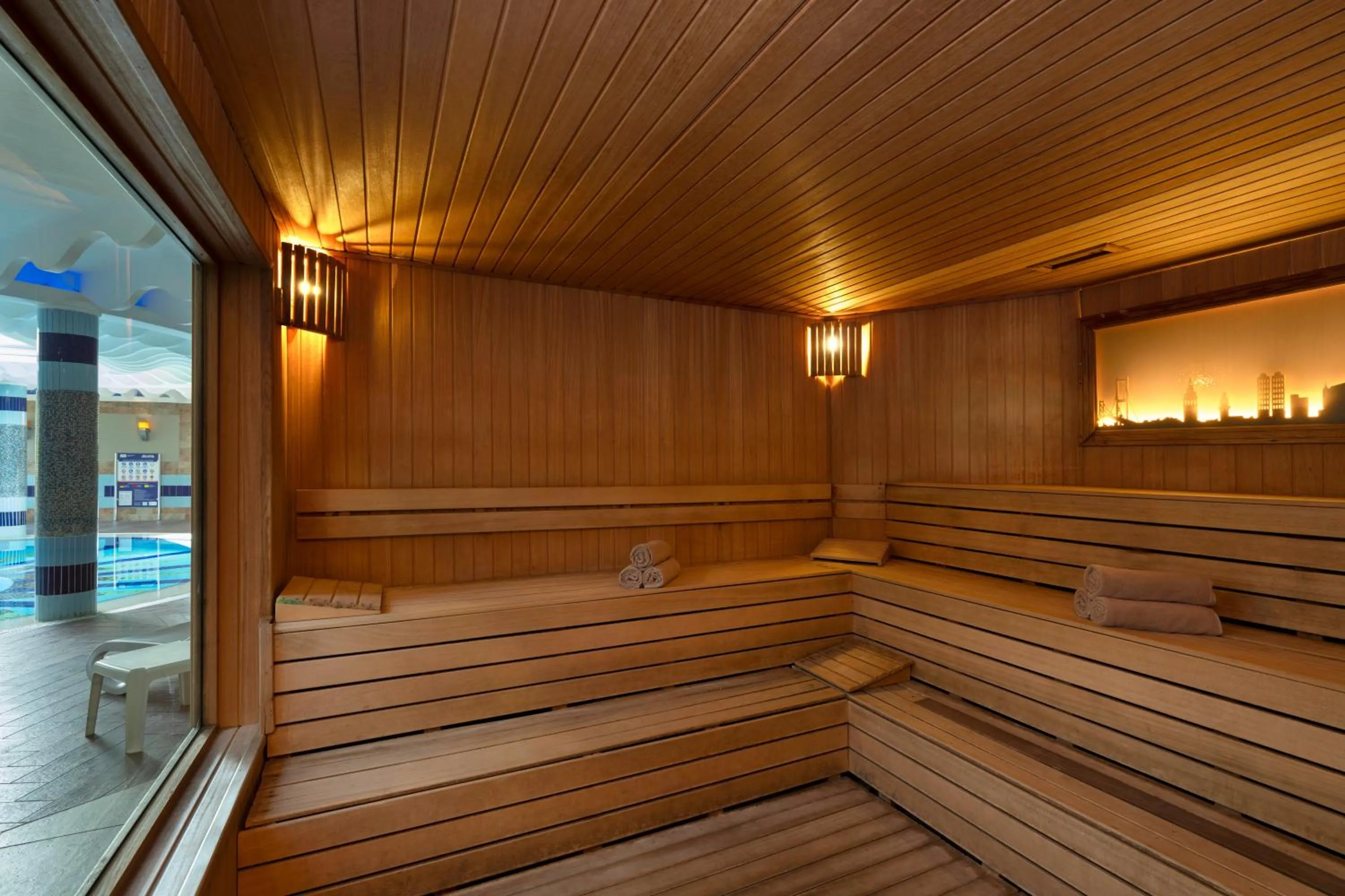 Sauna in Limak Arcadia Sport Resort Belek