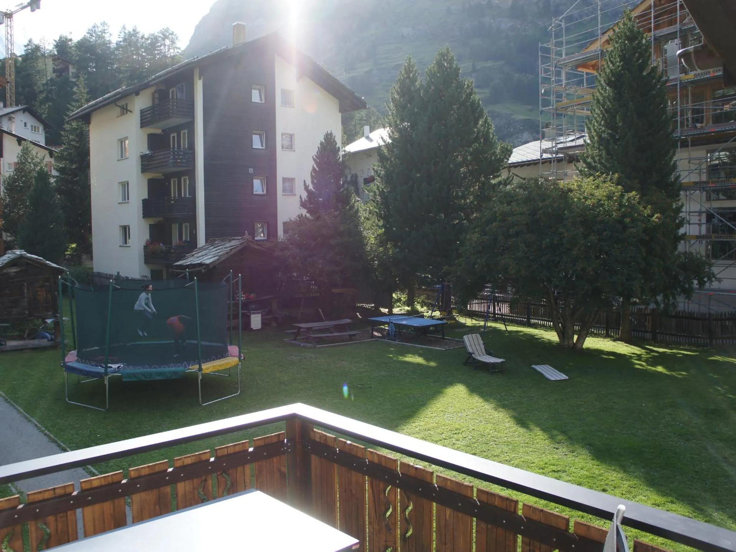 Balcony/Terrace in Chalet Abacus