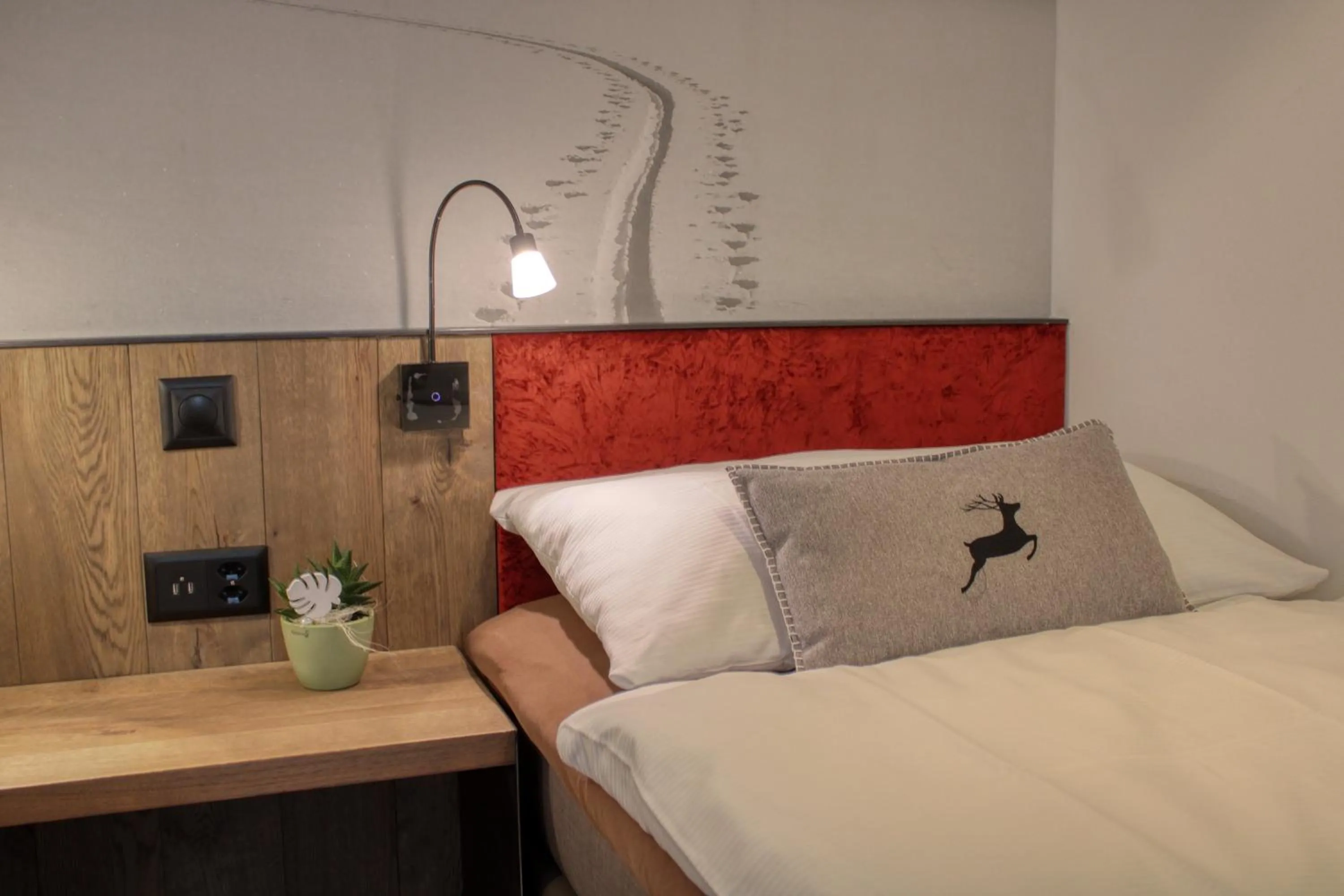 Bed in Chalet Abacus