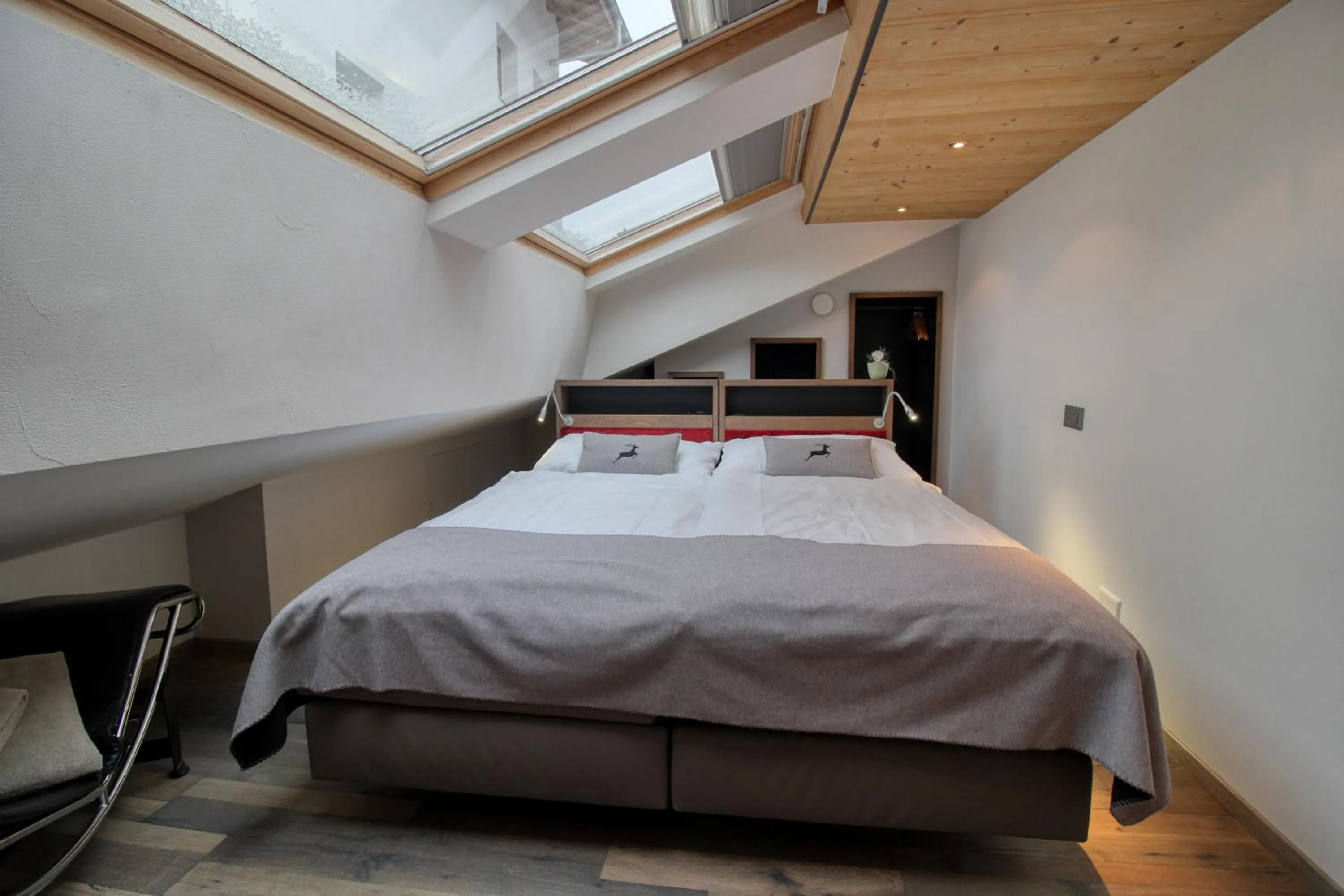 Bed in Chalet Abacus