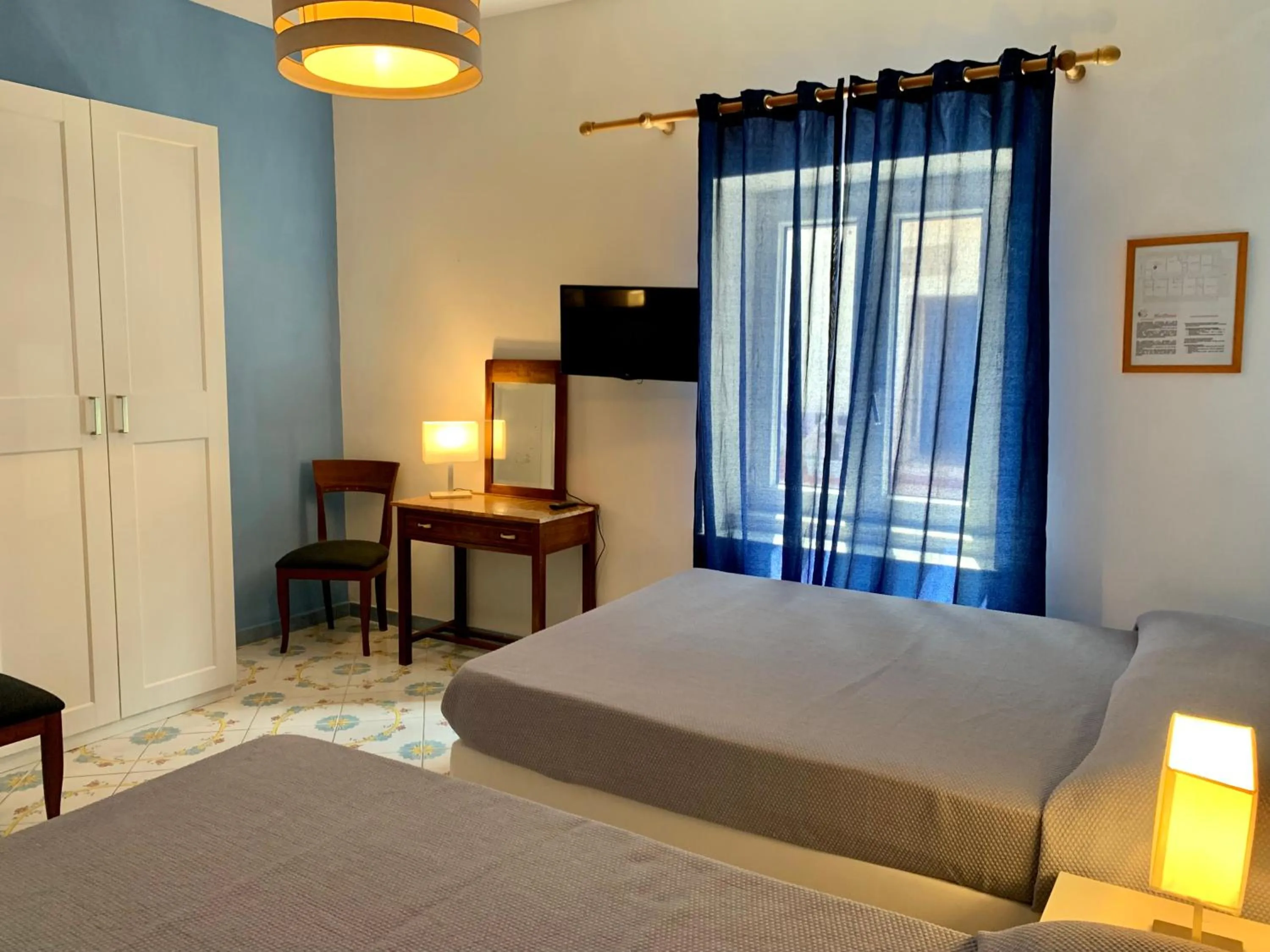 Bed in Hotel Ortensia