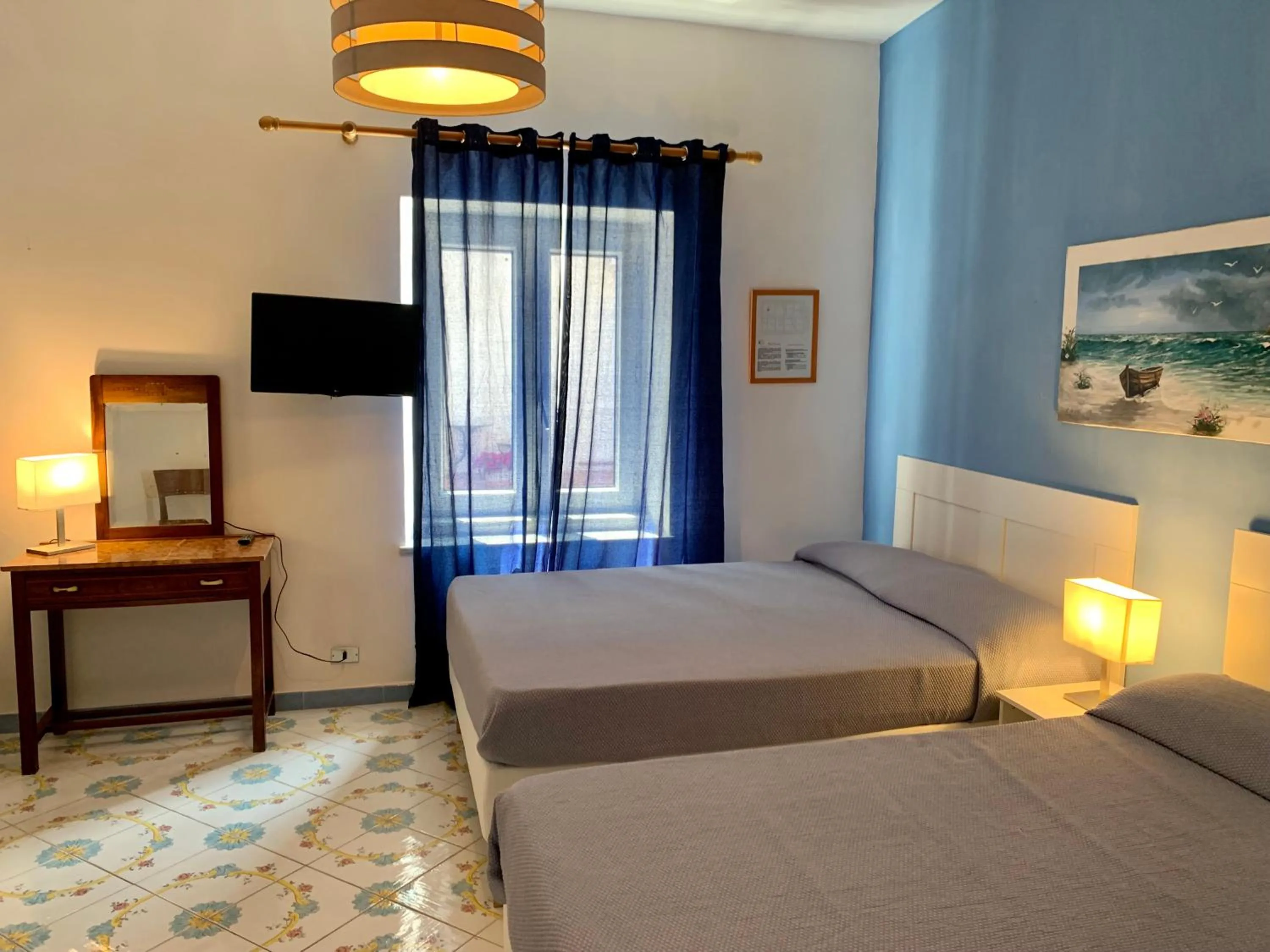 Bed in Hotel Ortensia